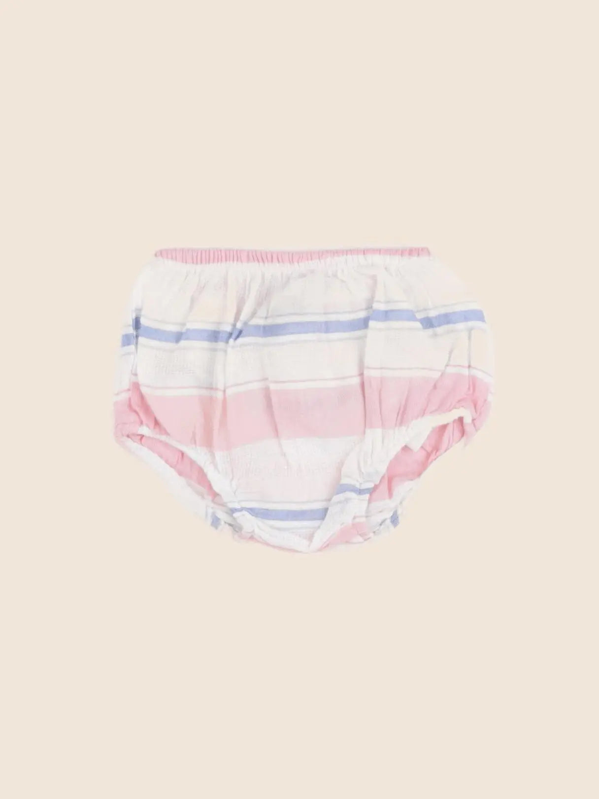 Sergent Major - bloomer bleu, rose - 3 mois