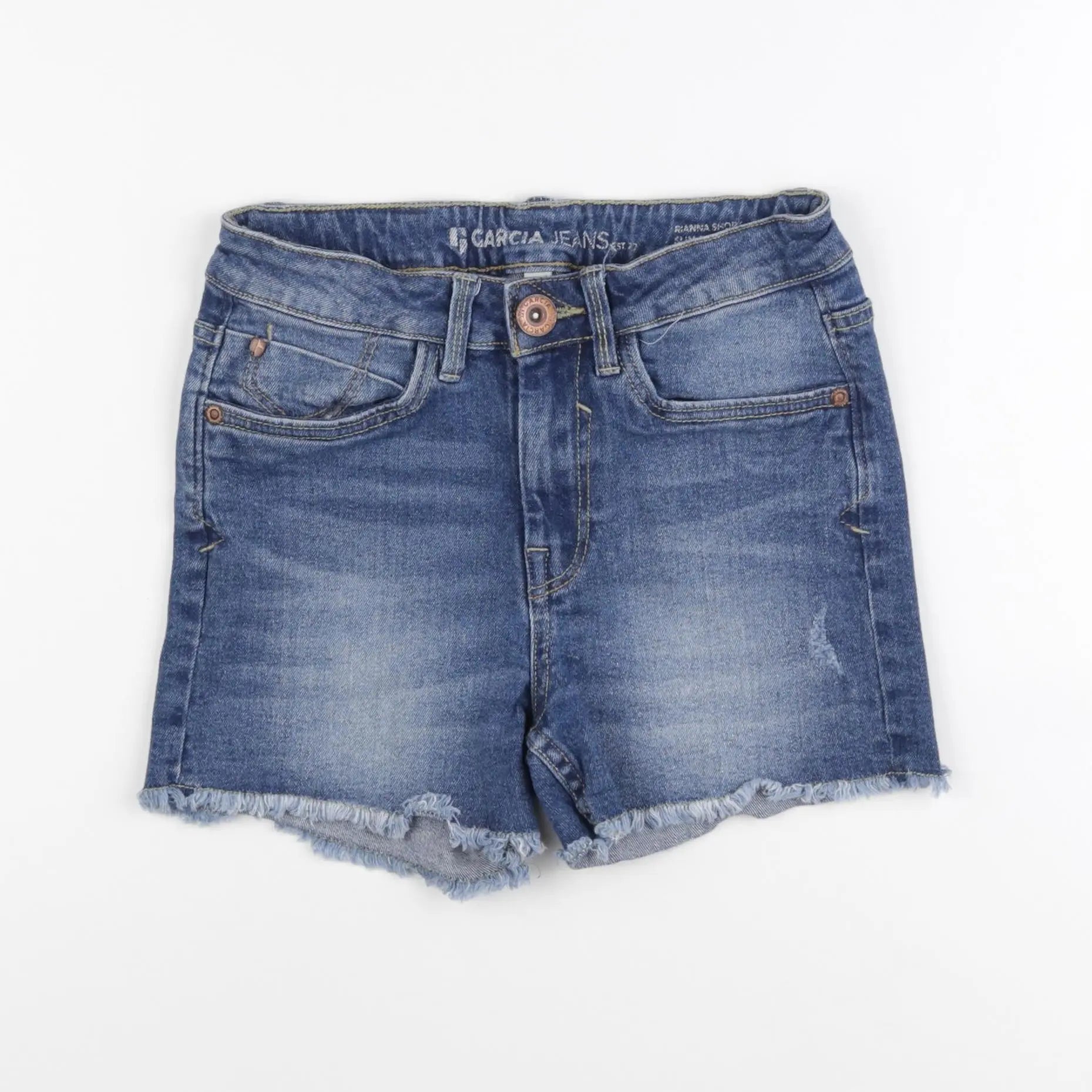 Garcia - short bleu - 12 ans