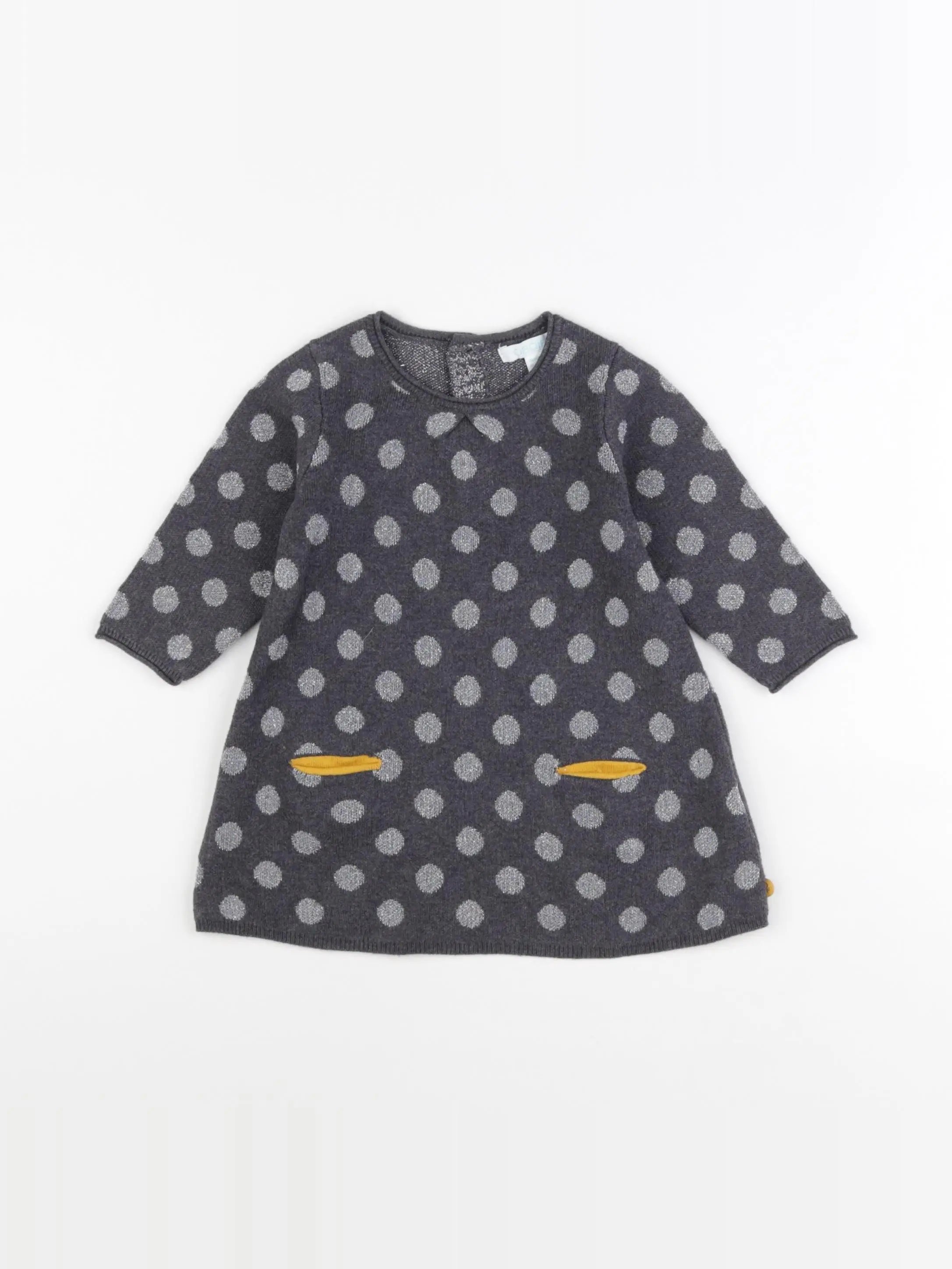 Obaïbi - robe argent, gris - 6 mois