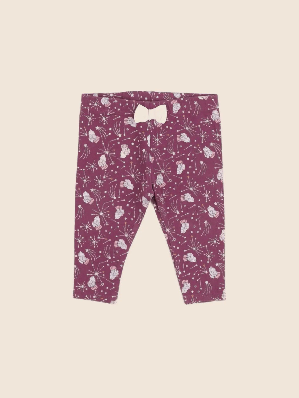 Sergent Major - legging violet - 3 mois