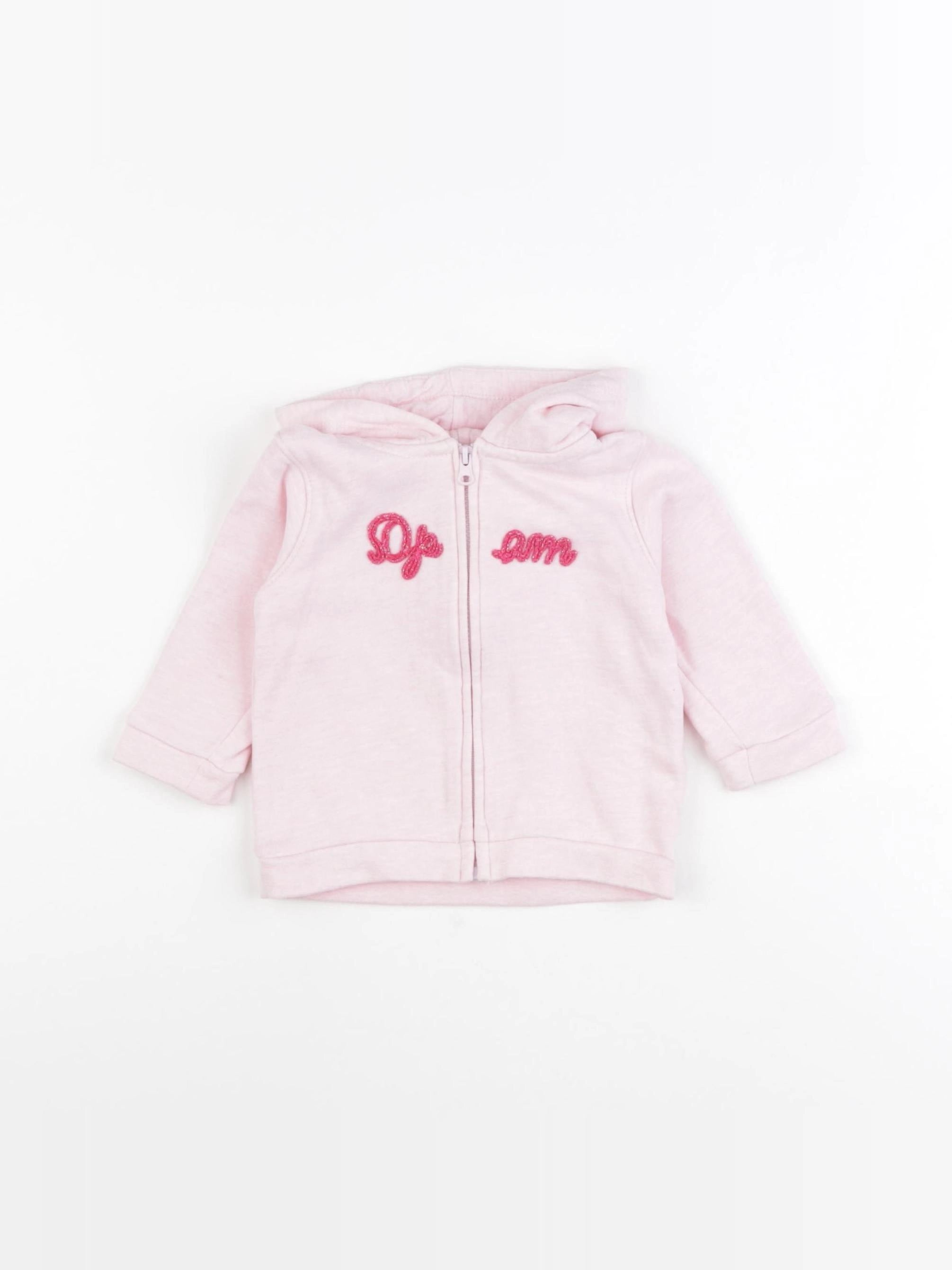 DPAM - sweat rose - 6 mois