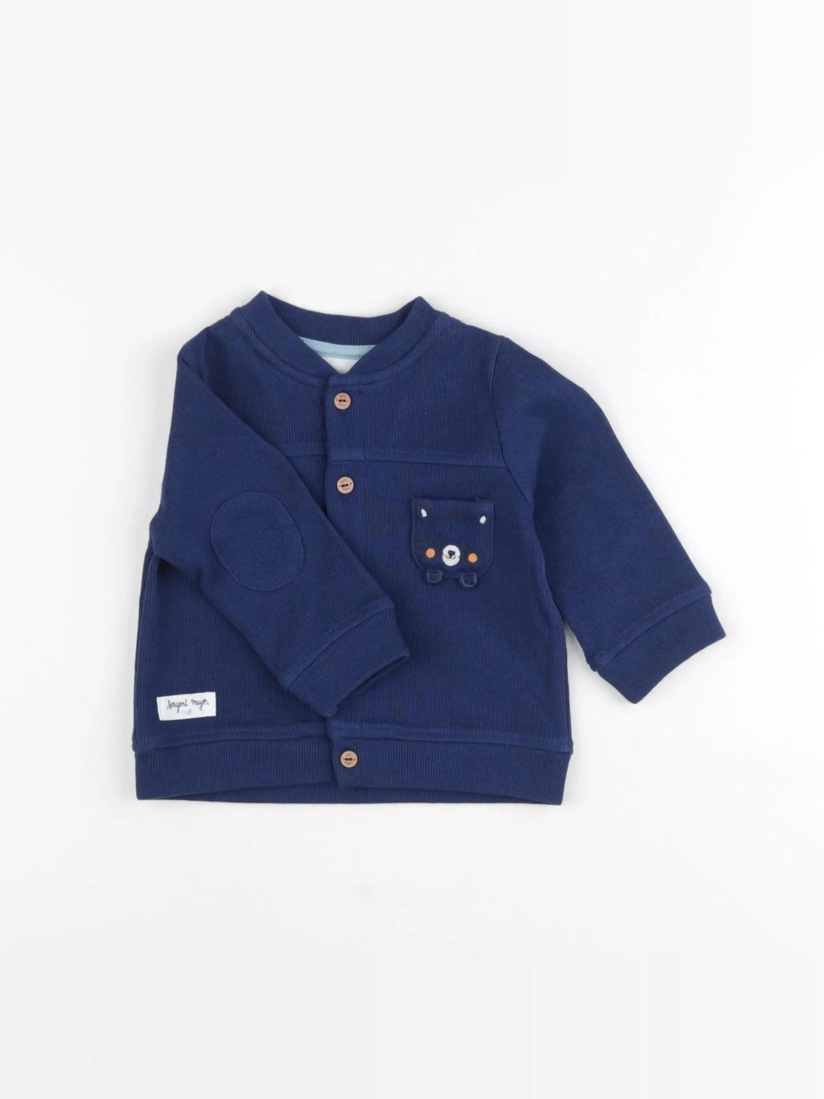 Sergent Major - sweat bleu - 6 mois