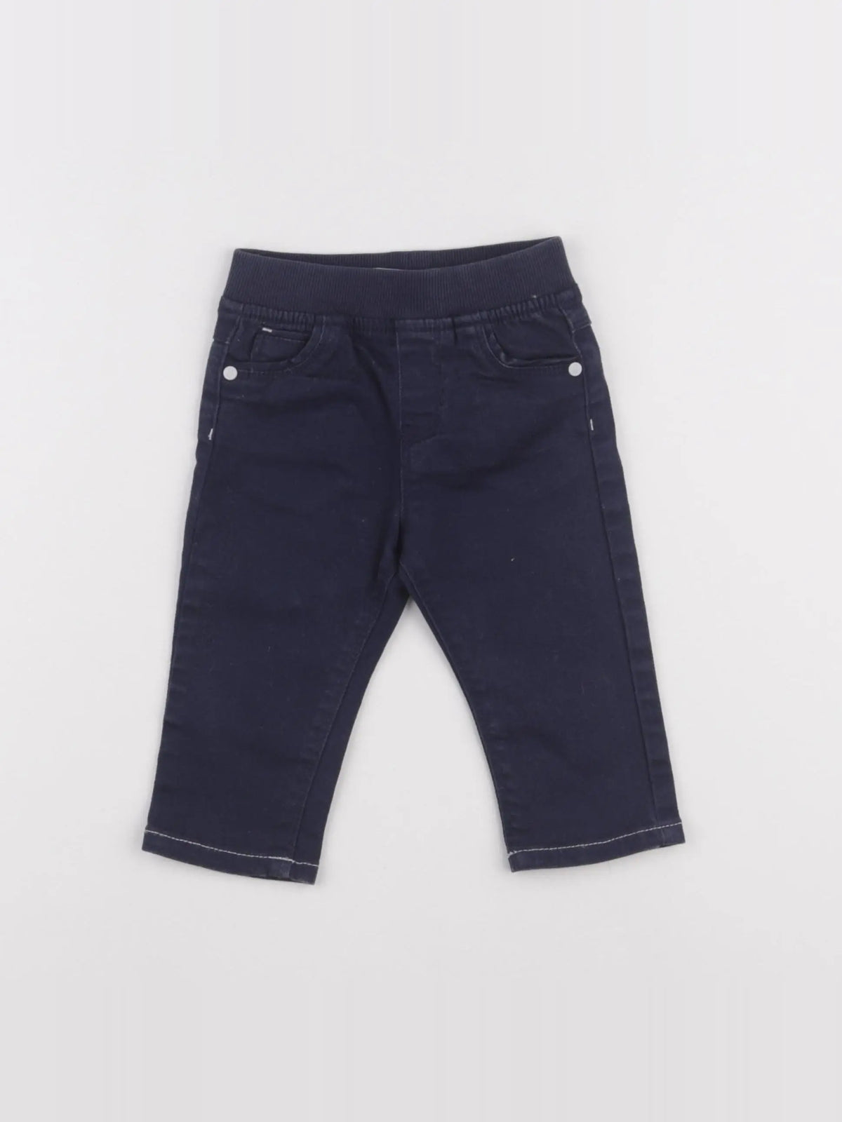 Obaïbi - pantalon bleu - 6 mois