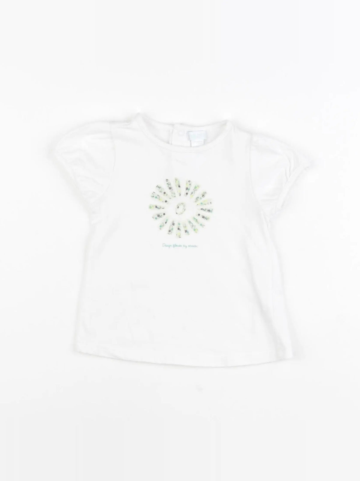Obaïbi - tee-shirt multicolore - 6 mois