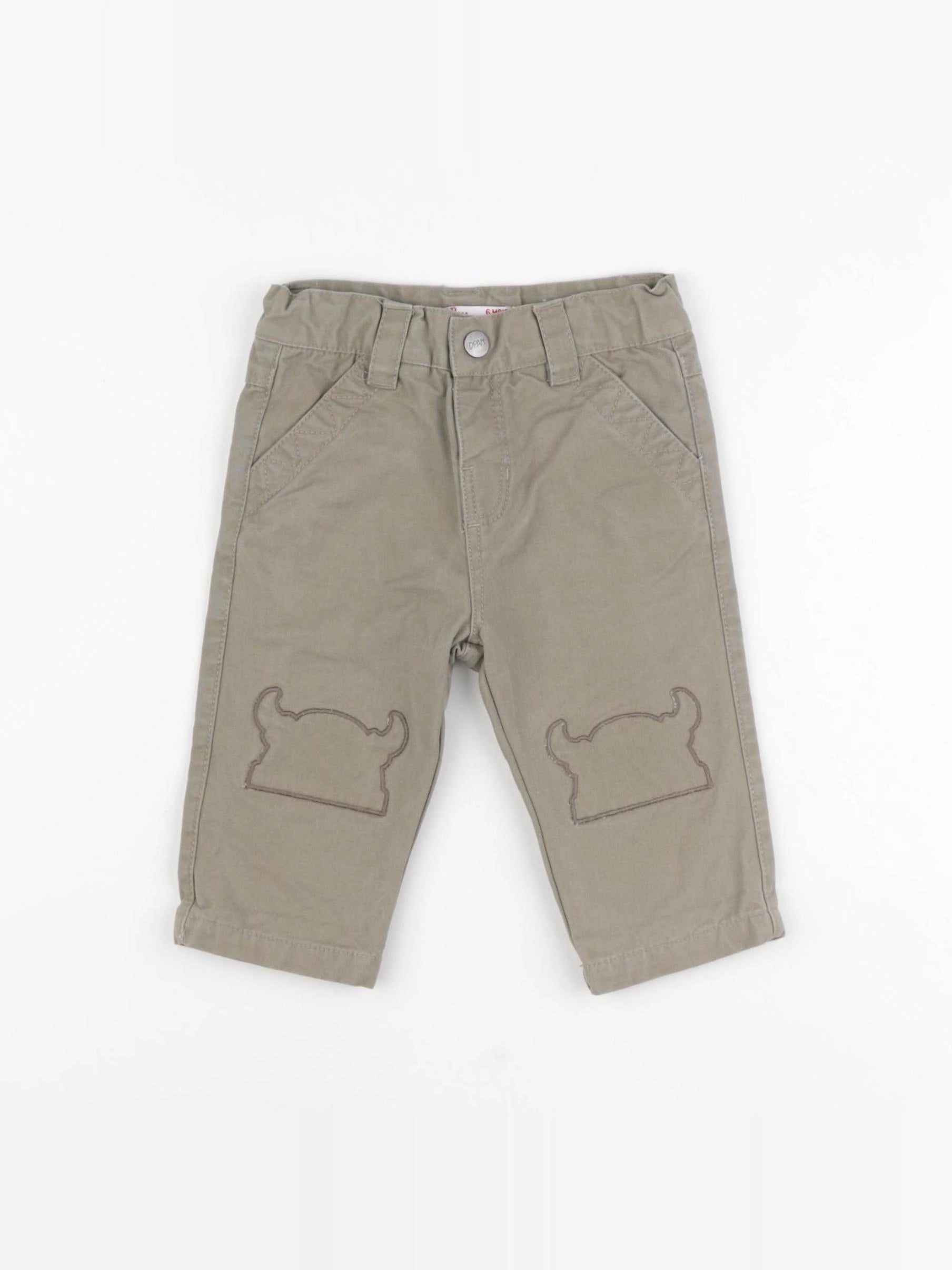 DPAM - pantalon vert - 6 mois