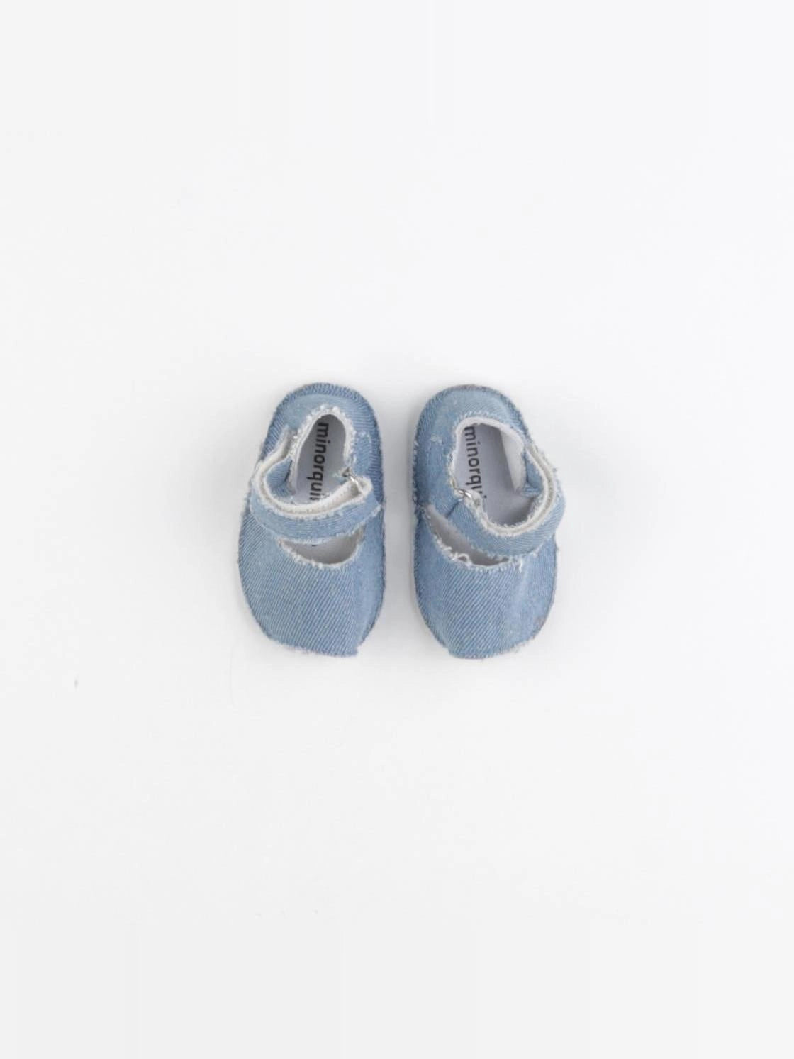 Minorquines - chaussons bleu - pointure 16