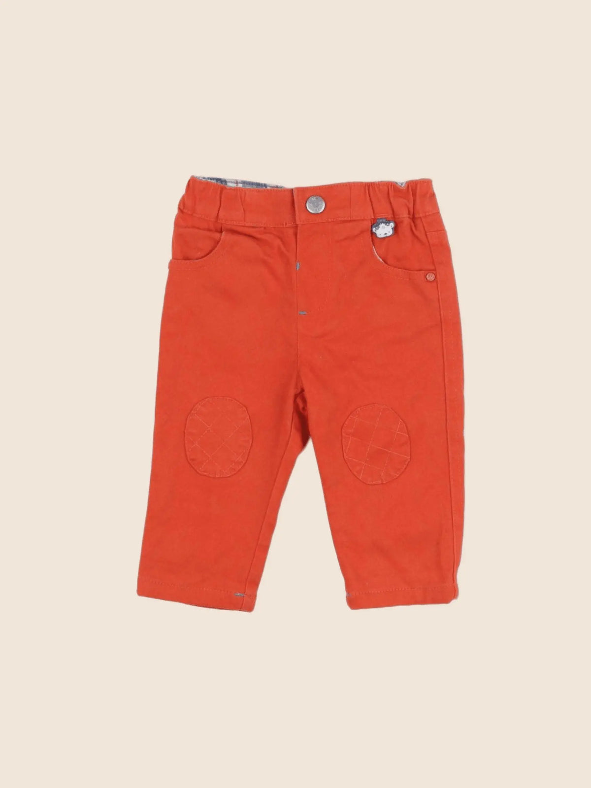 Sergent Major - pantalon orange - 6 mois