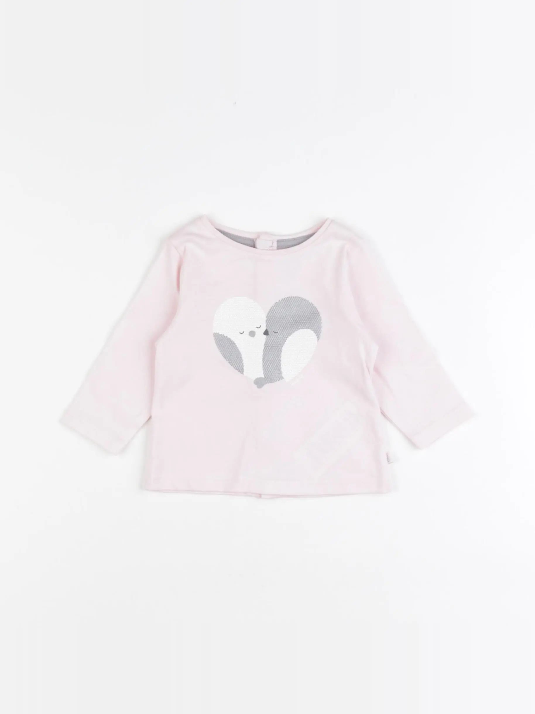 Obaïbi - tee-shirt rose - 3 mois