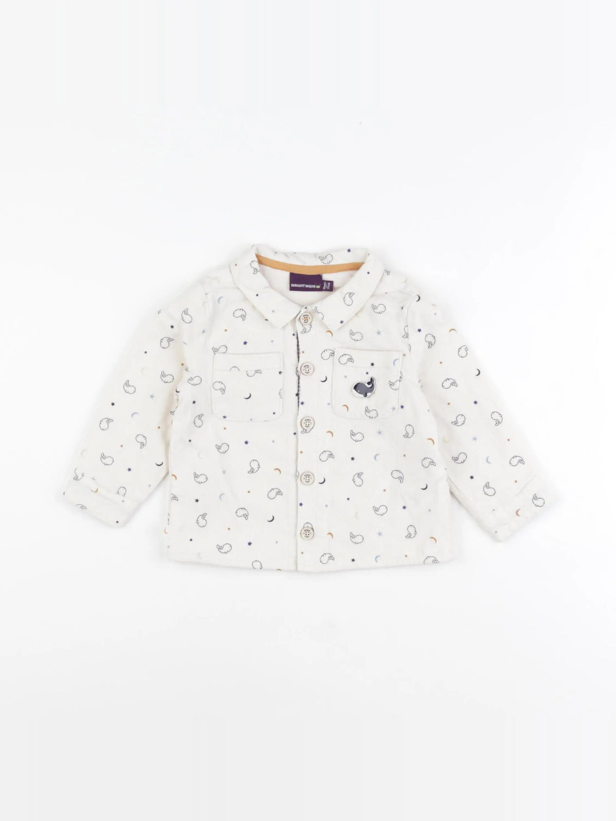 Sergent Major - chemise multicolore - 12 mois