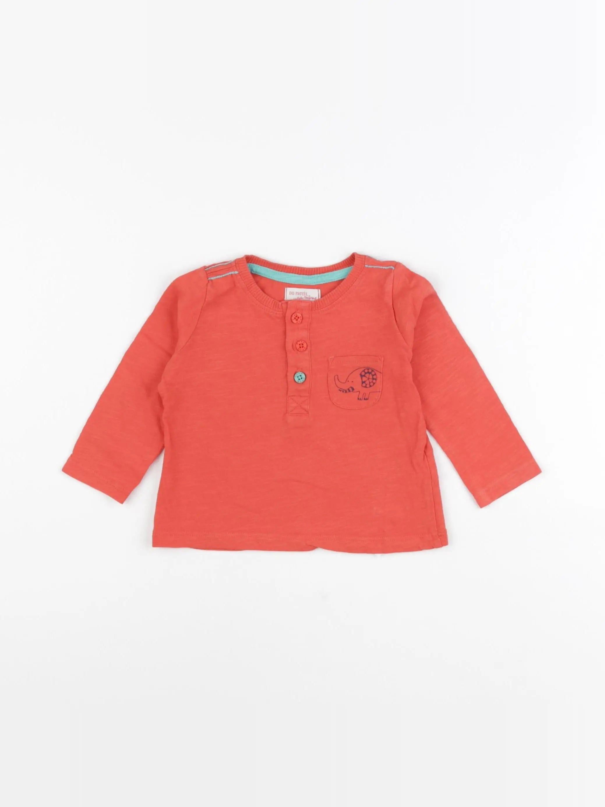 DPAM - tee-shirt rouge - 6 mois