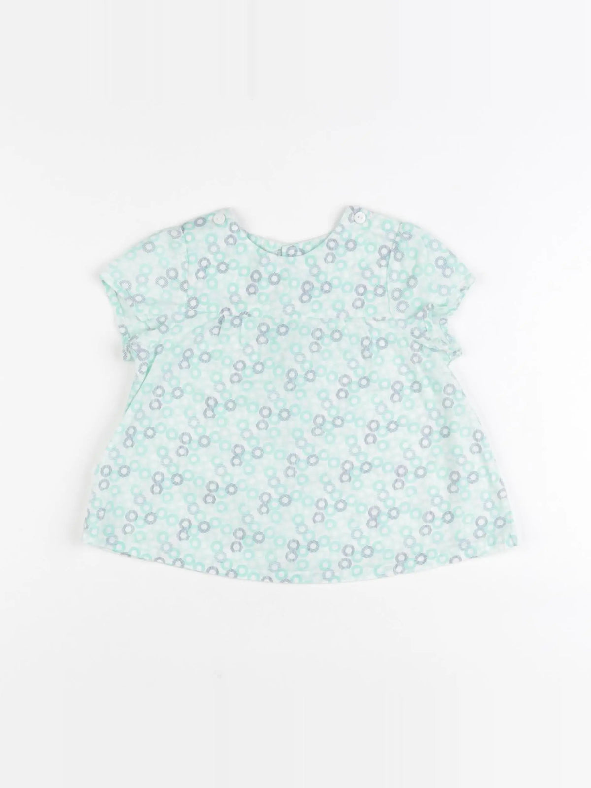Obaïbi - tee-shirt vert - 12 mois
