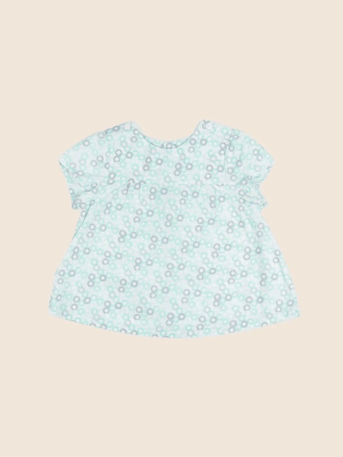 Obaïbi - tee-shirt vert - 12 mois