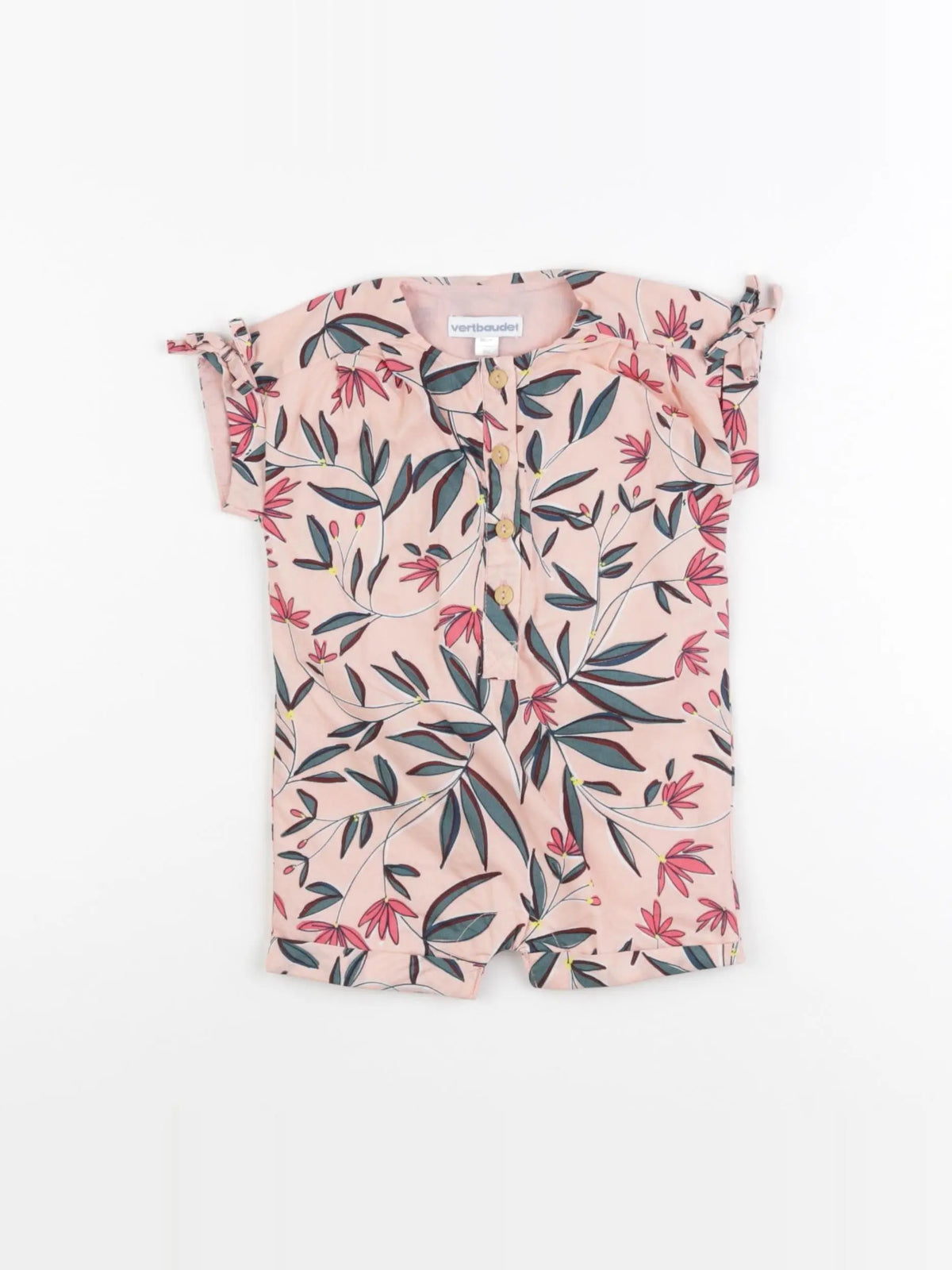 Vertbaudet - combinaison multicolore - 3 mois