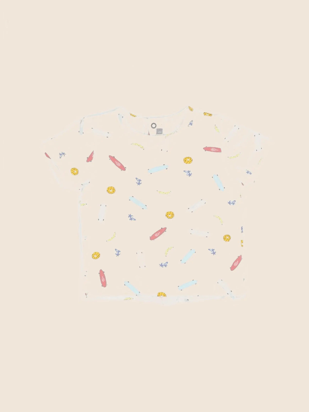 Catimini - tee-shirt multicolore - 6 mois