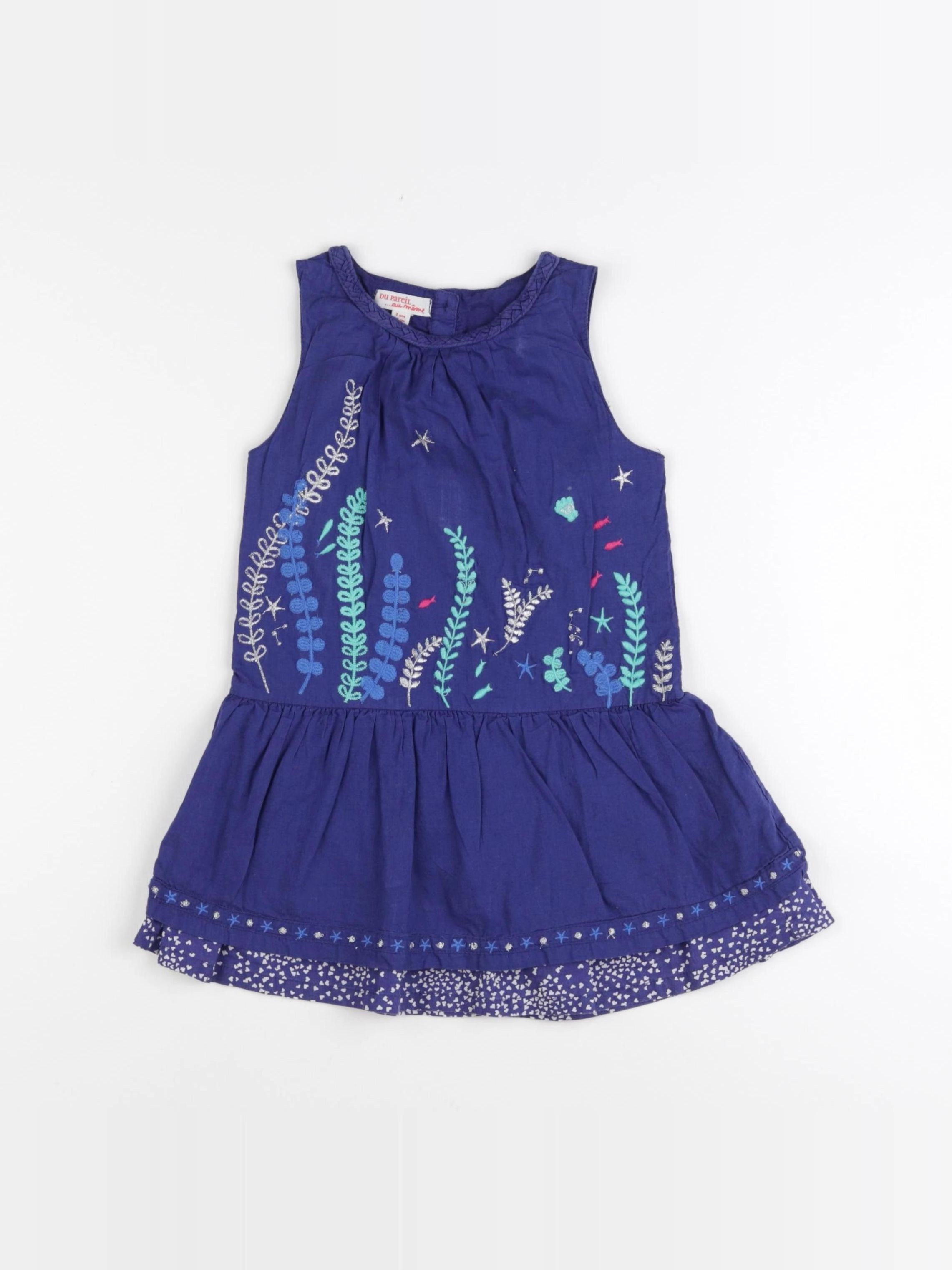 DPAM - robe bleu - 2 ans