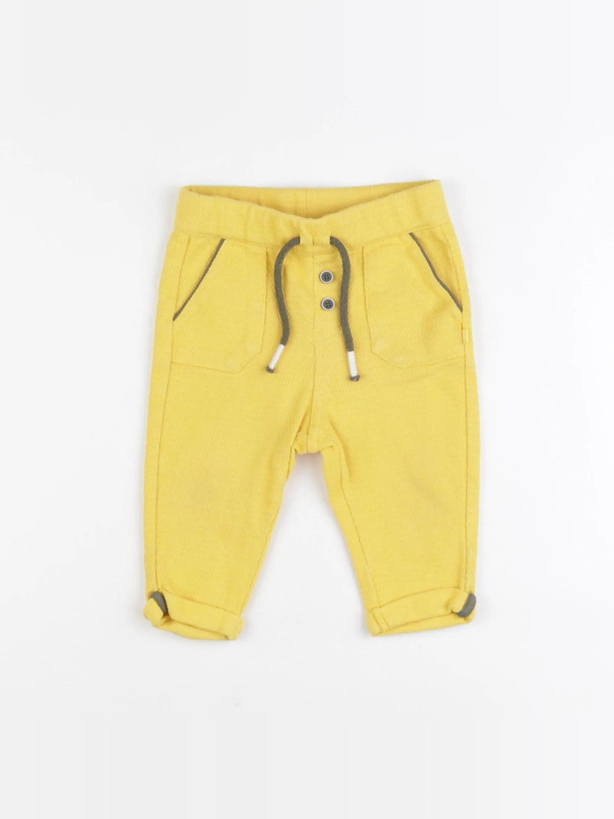 Obaïbi - pantalon jaune - 6 mois