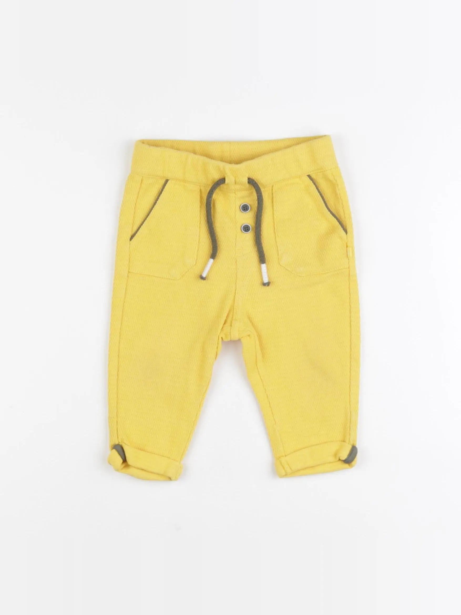 Obaïbi - pantalon jaune - 6 mois