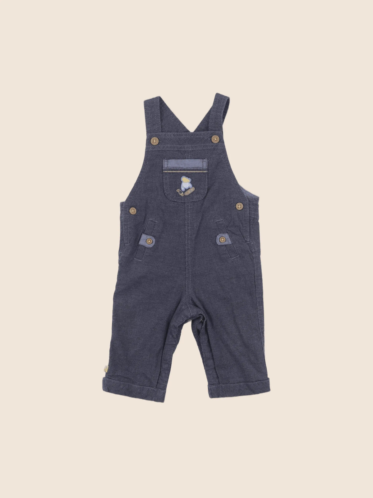 Sergent Major - salopette bleu - 6 mois