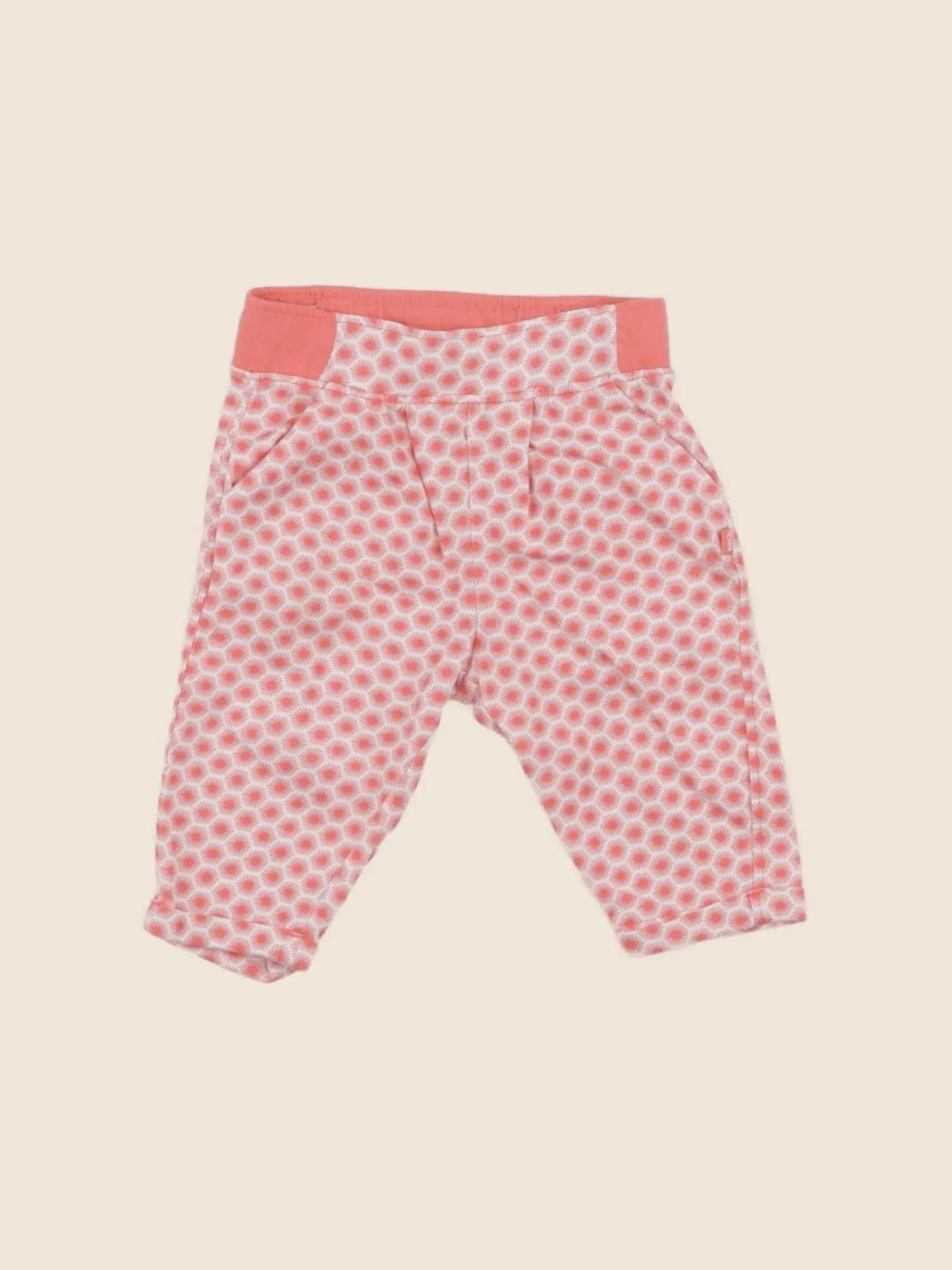 Obaïbi - pantalon orange - 3 mois