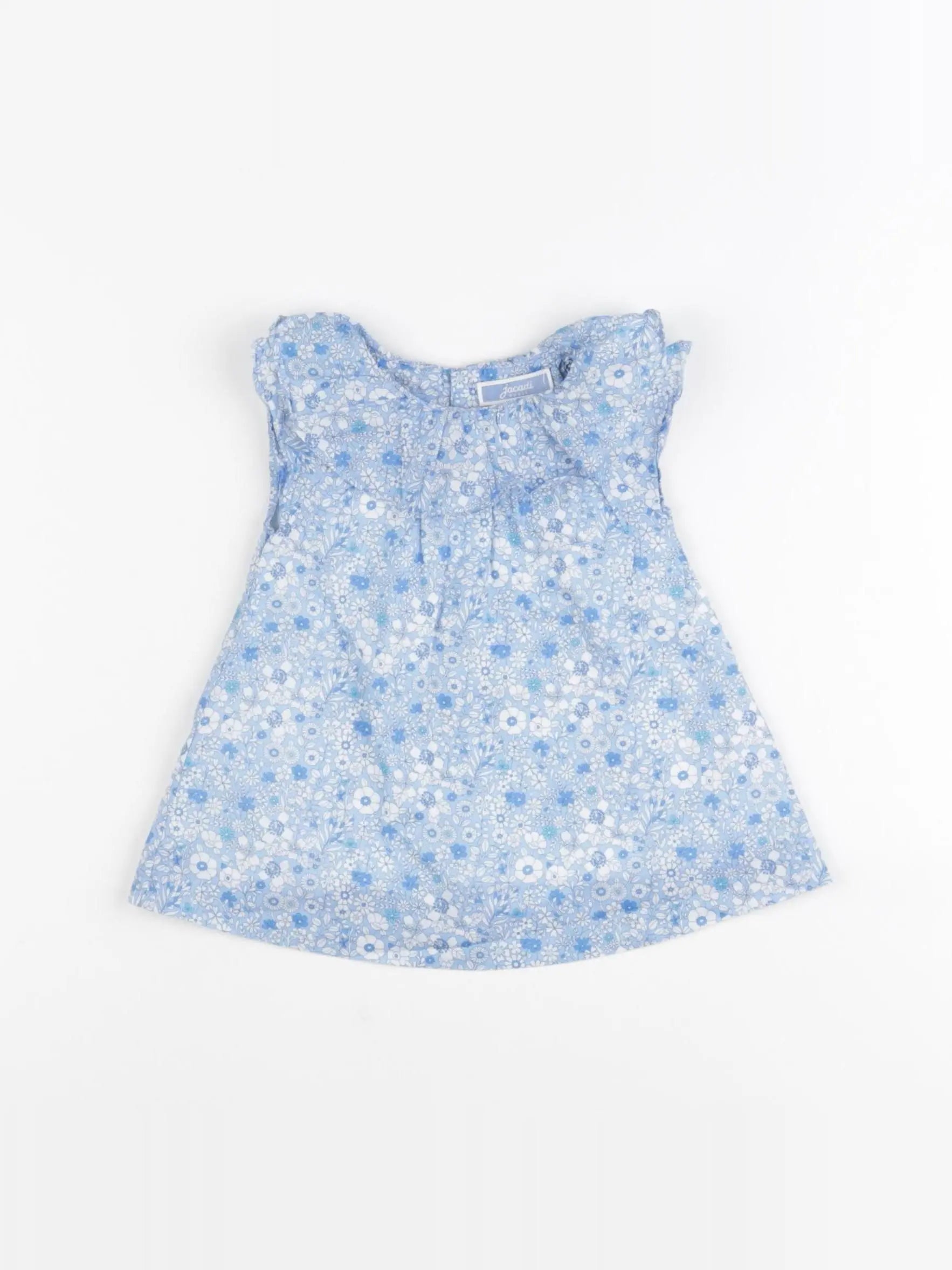 Jacadi - robe liberty bleu - 3 mois