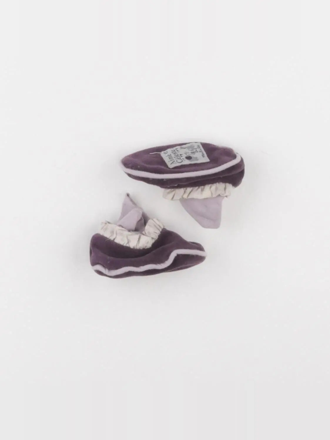 Moulin Roty - chaussons violet - pointure 16/18