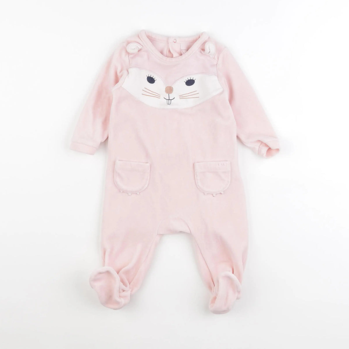 Little marc jacobs - pyjama velours rose - 6 mois
