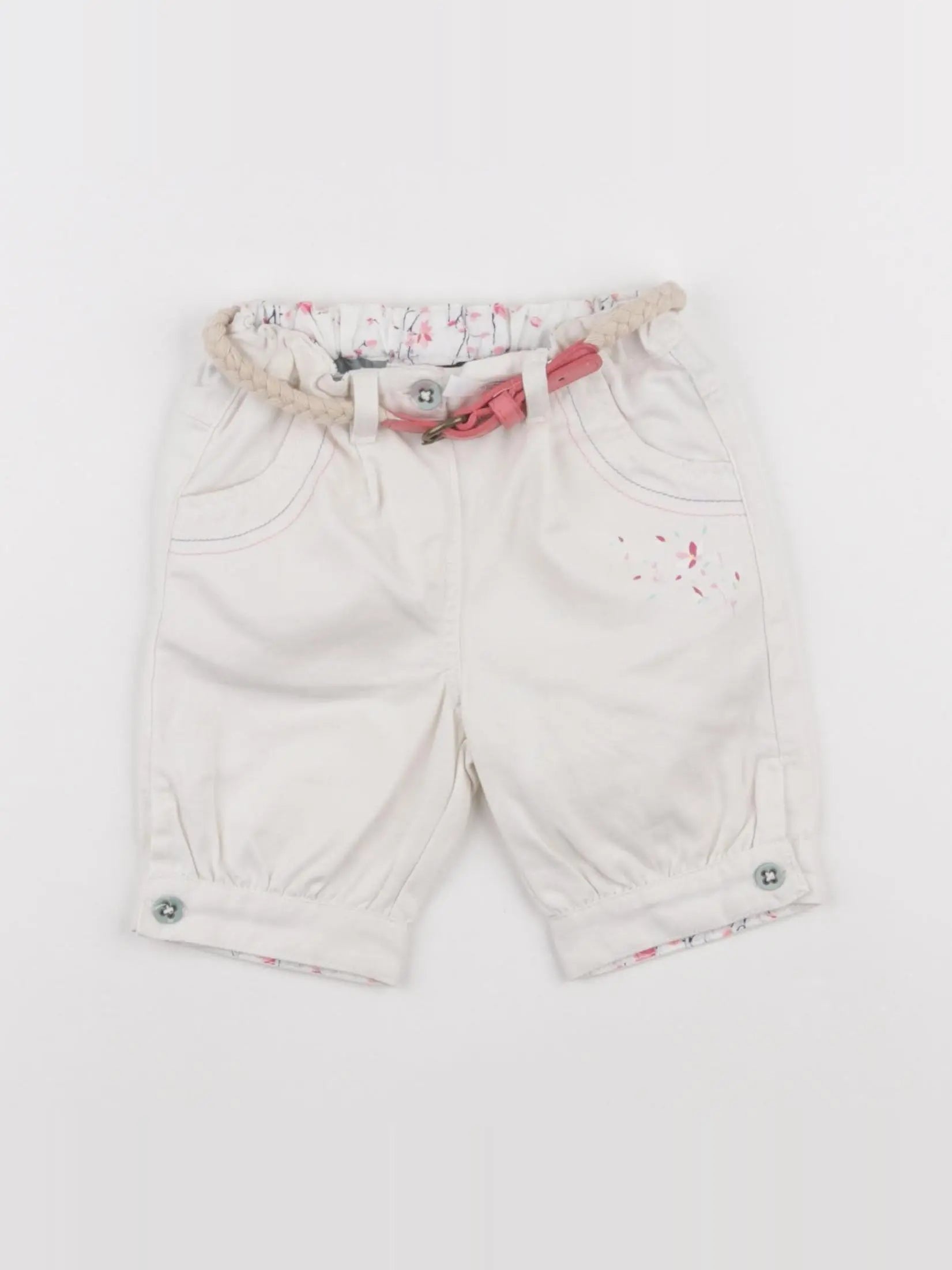 Sergent Major - pantalon blanc - 6 mois