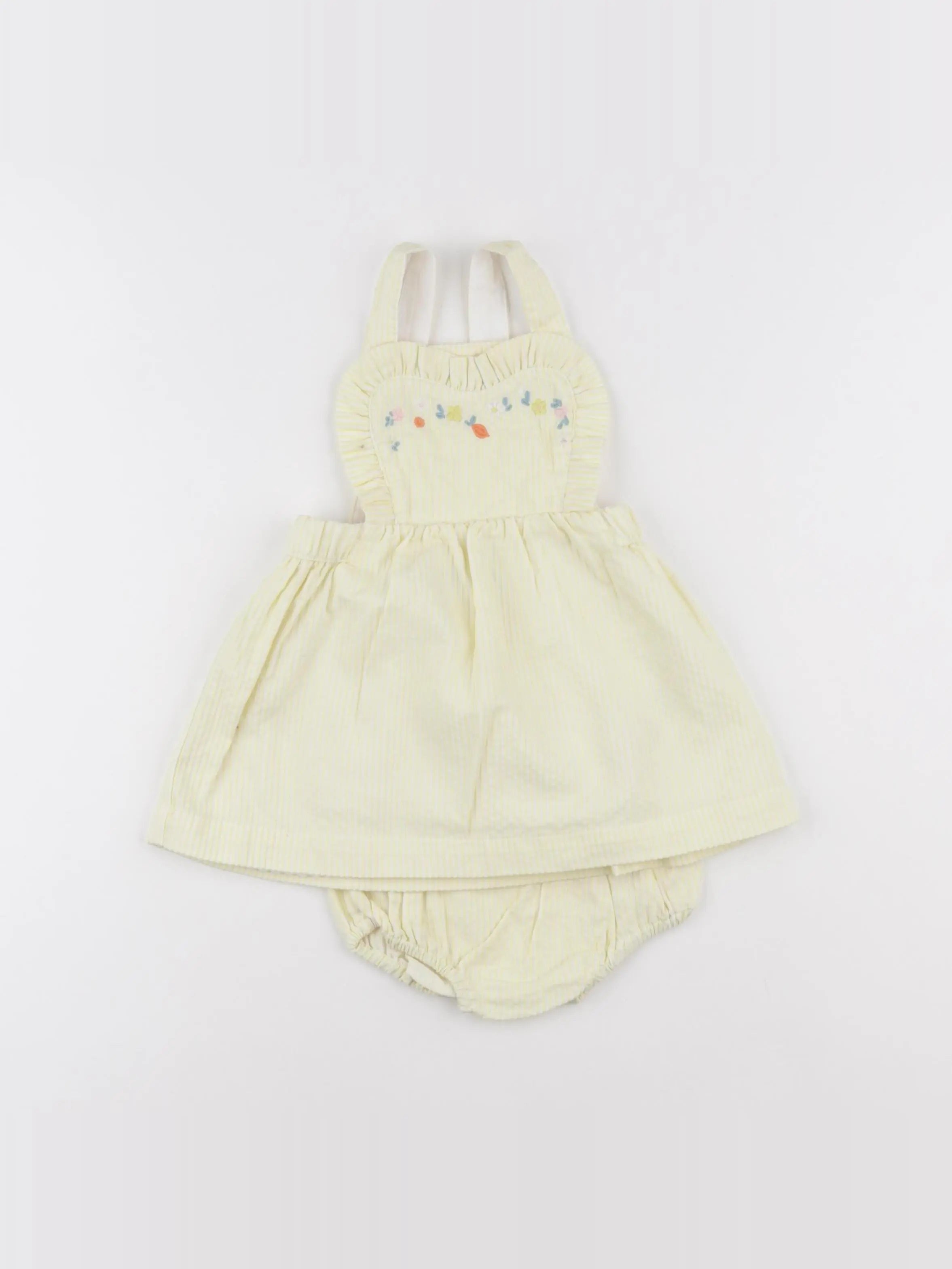 Sergent Major - robe jaune - 9 mois