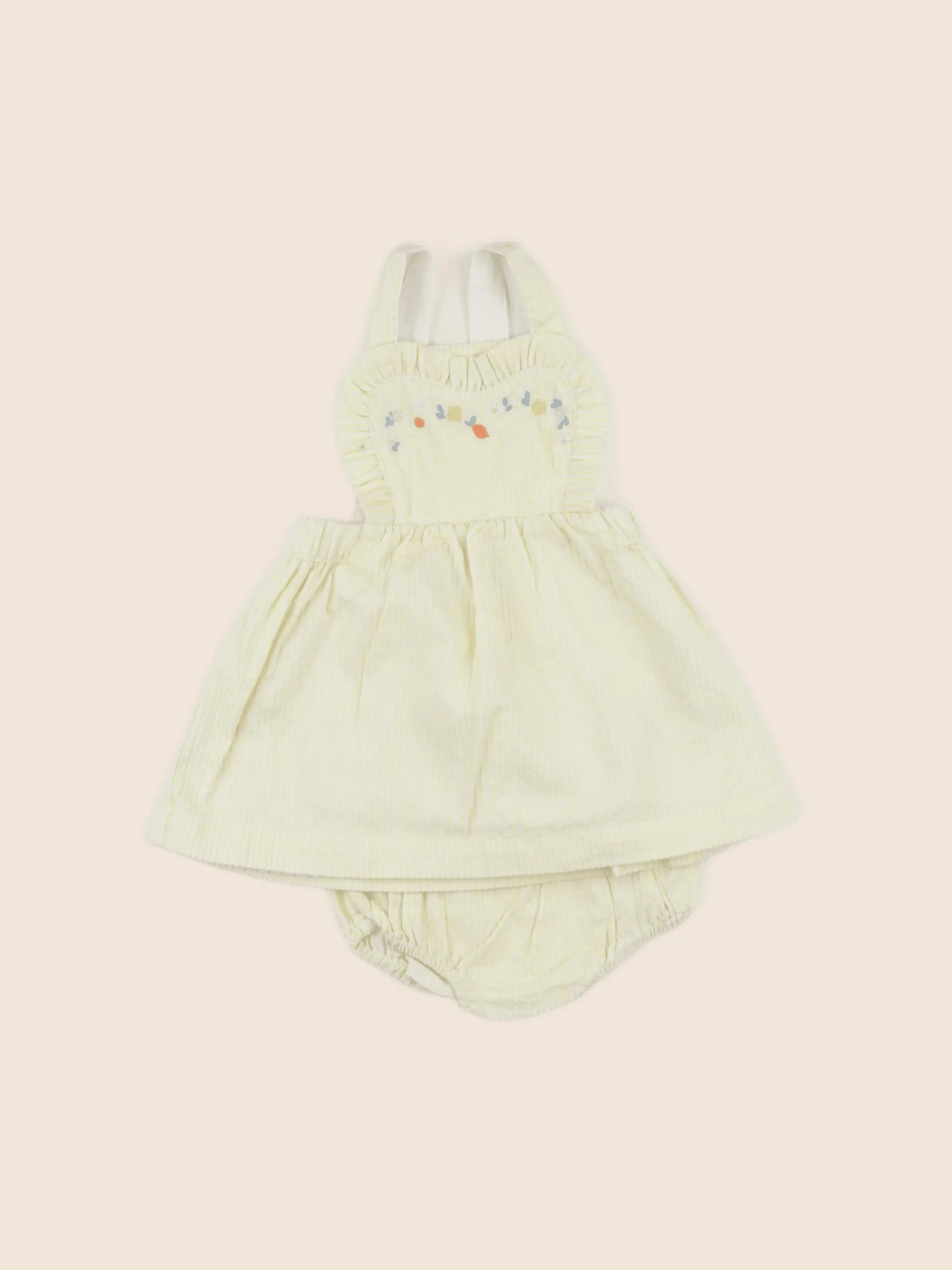 Sergent Major - robe jaune - 9 mois