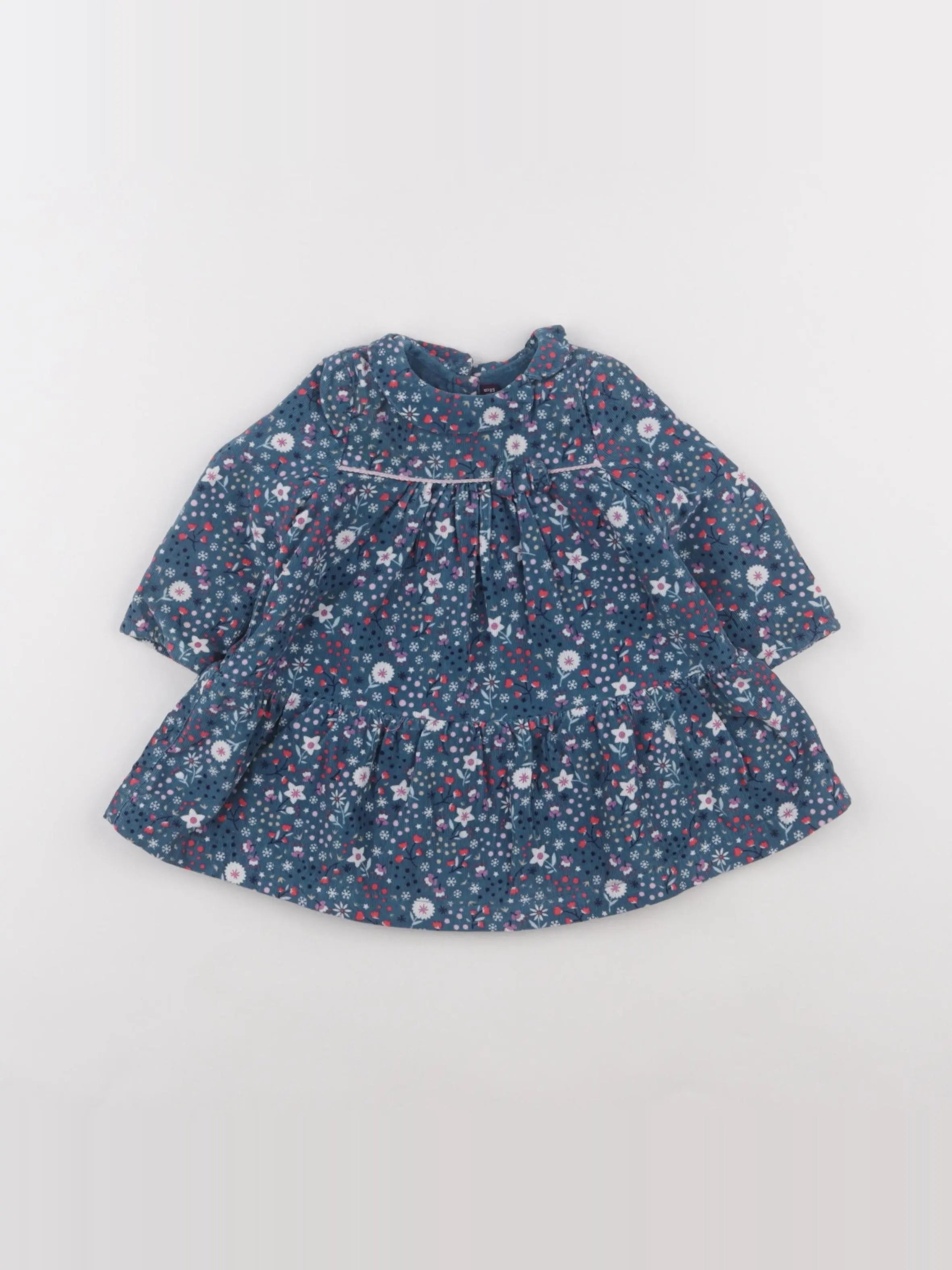 Sergent Major - robe bleu - 6 mois