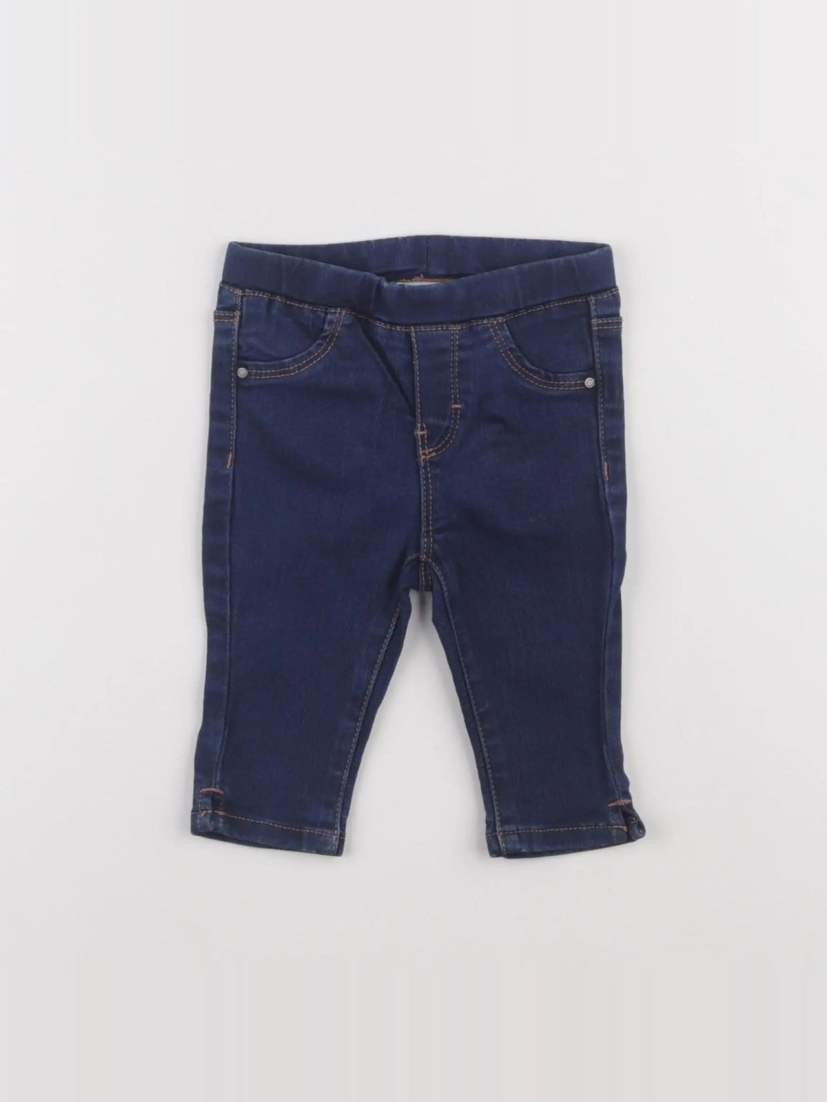 Obaïbi - jegging bleu - 6 mois