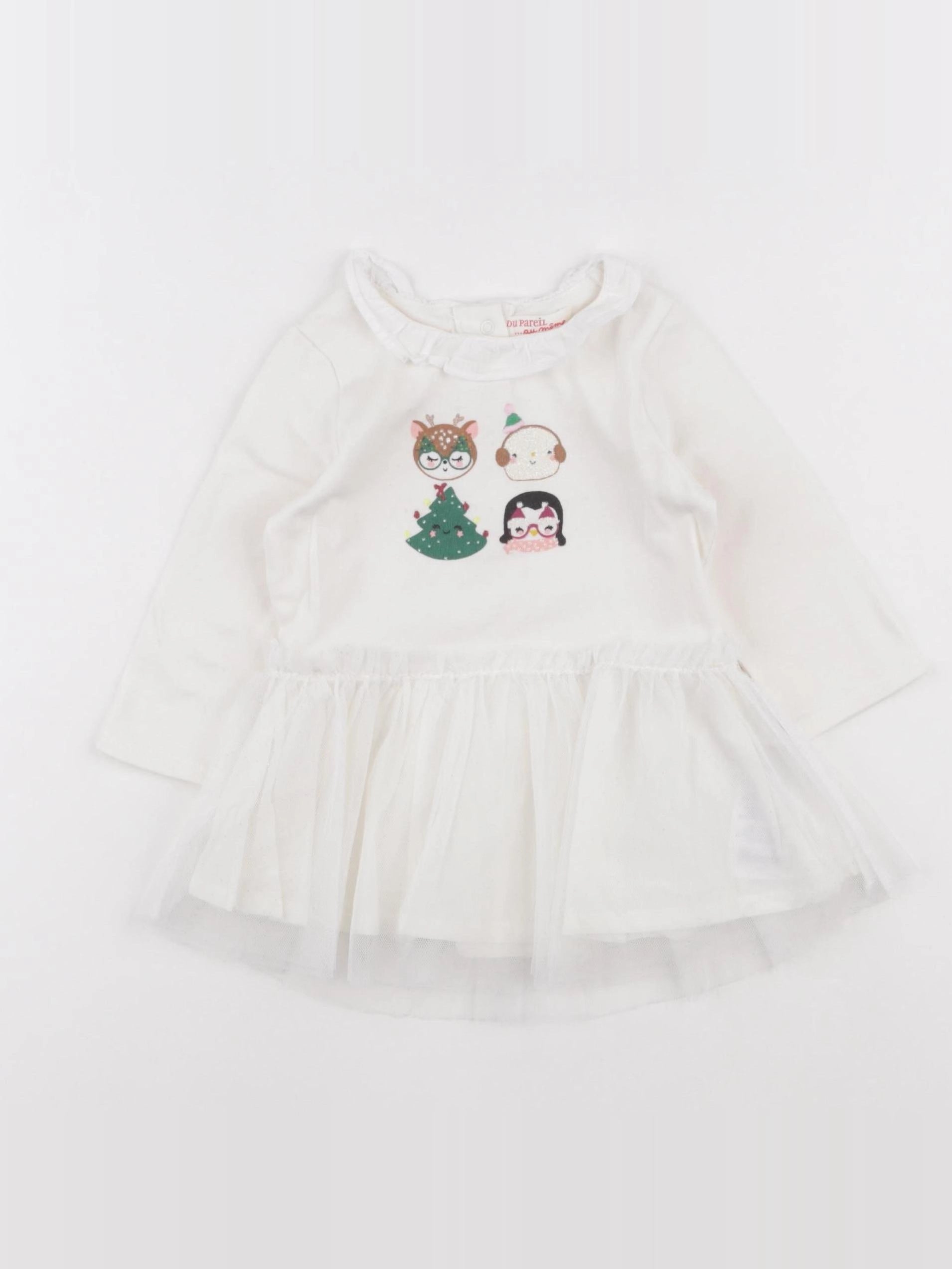 DPAM - robe blanc - 6 mois