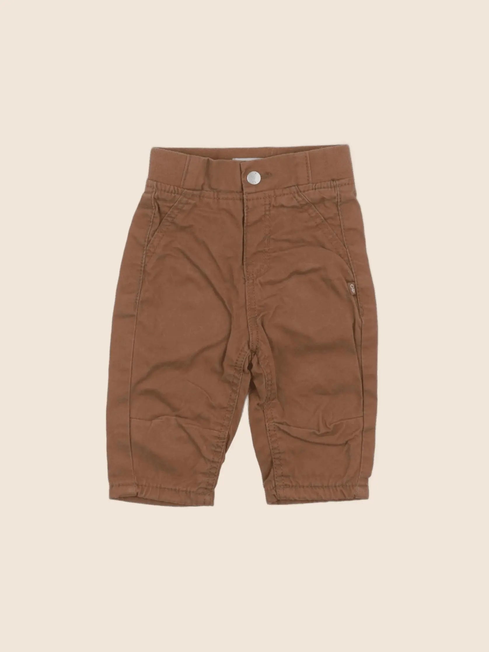 Obaïbi - pantalon marron - 3 mois