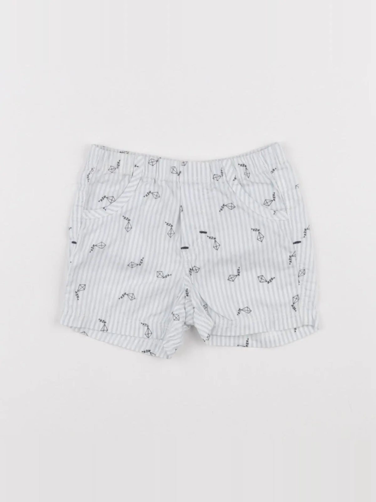 Absorba - short bleu - 6 mois
