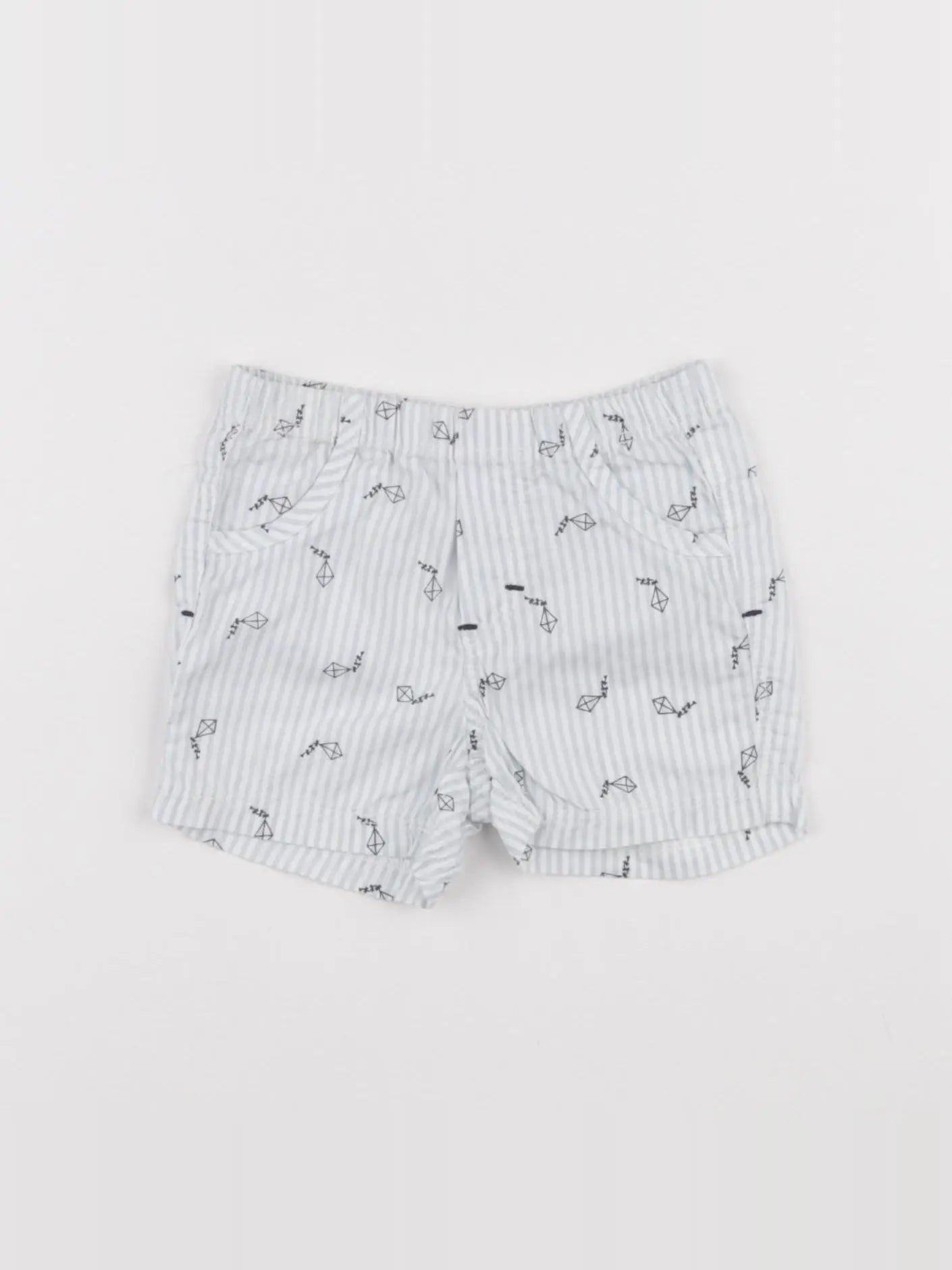 Absorba - short bleu - 6 mois