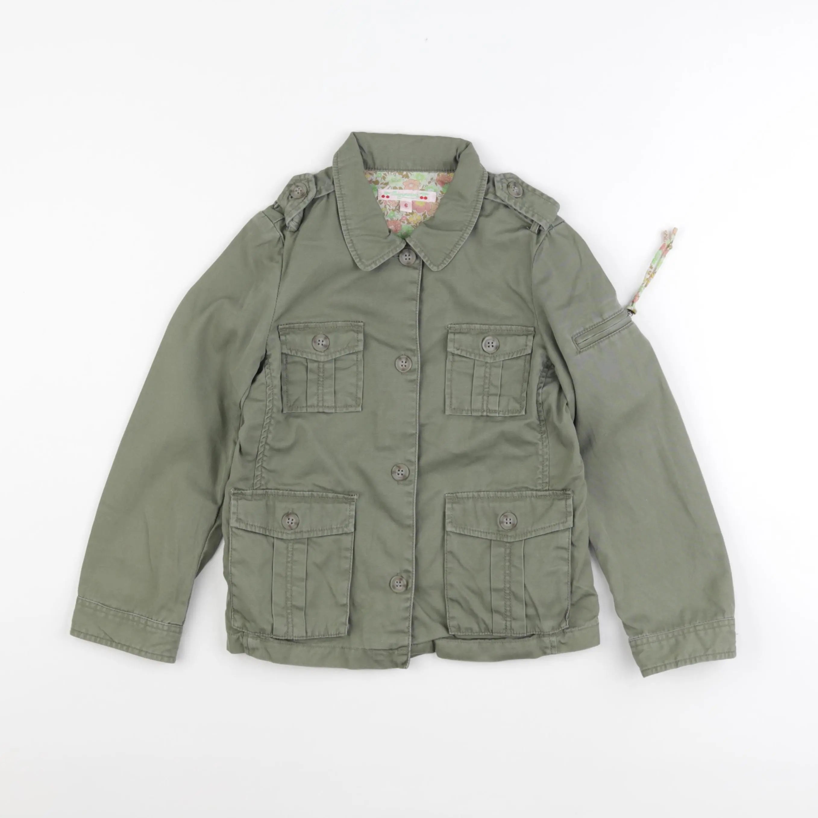 Bonpoint - veste vert - 6 ans