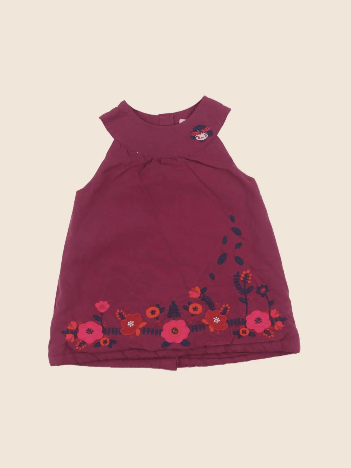 DPAM - robe violet - 6 mois