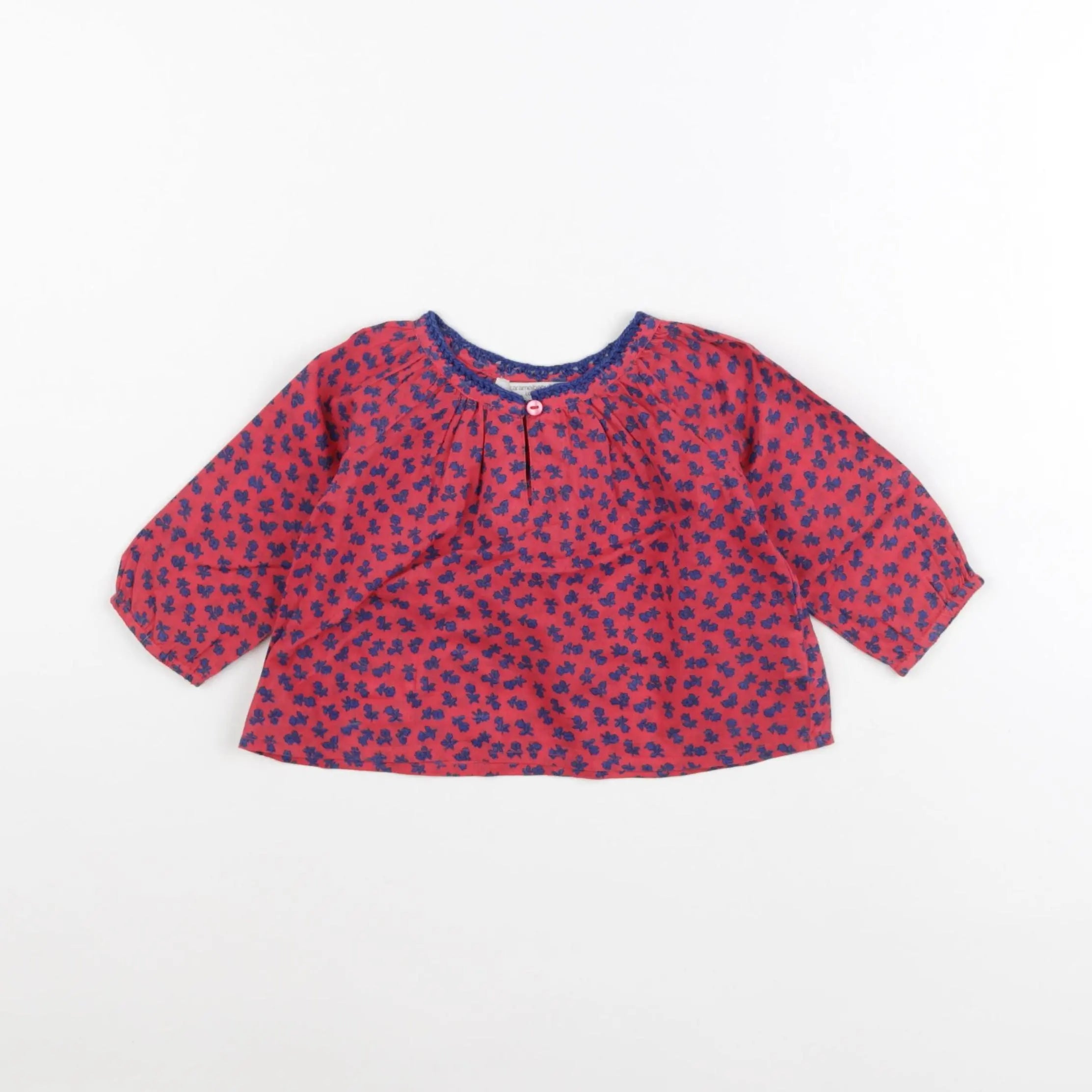 Caramel Baby & Child - blouse bleu, rouge - 3 mois