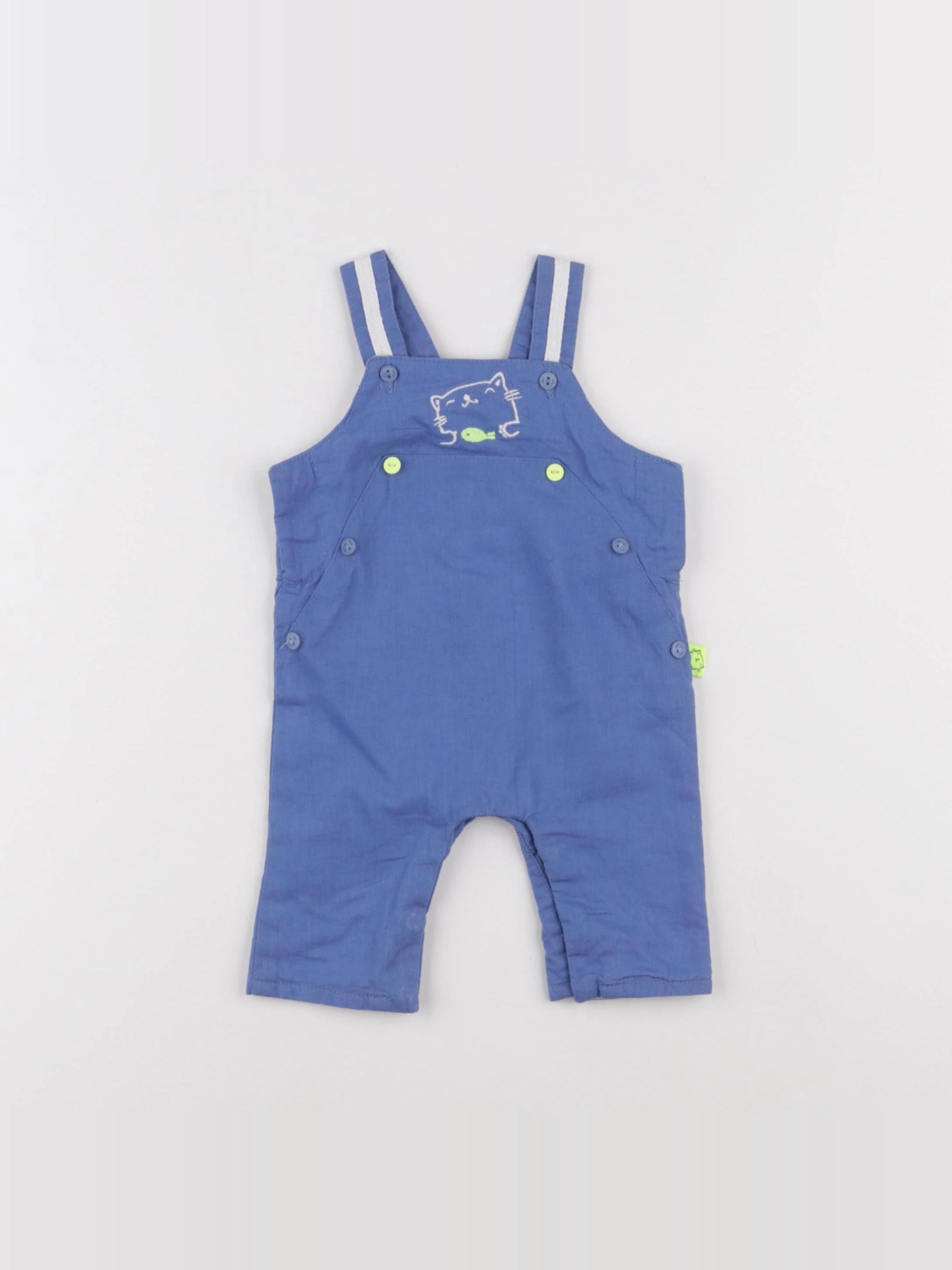 DPAM - salopette bleu - 1 mois