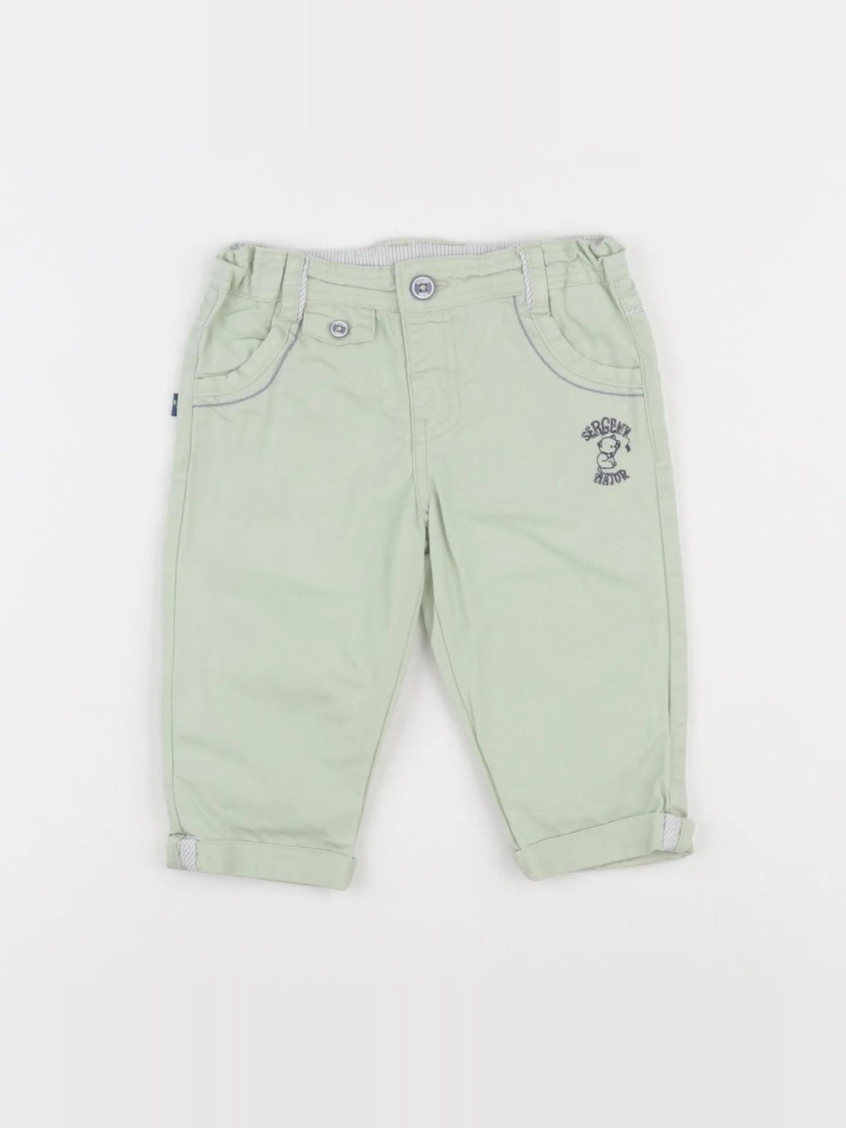 Sergent Major - pantalon vert - 6 mois