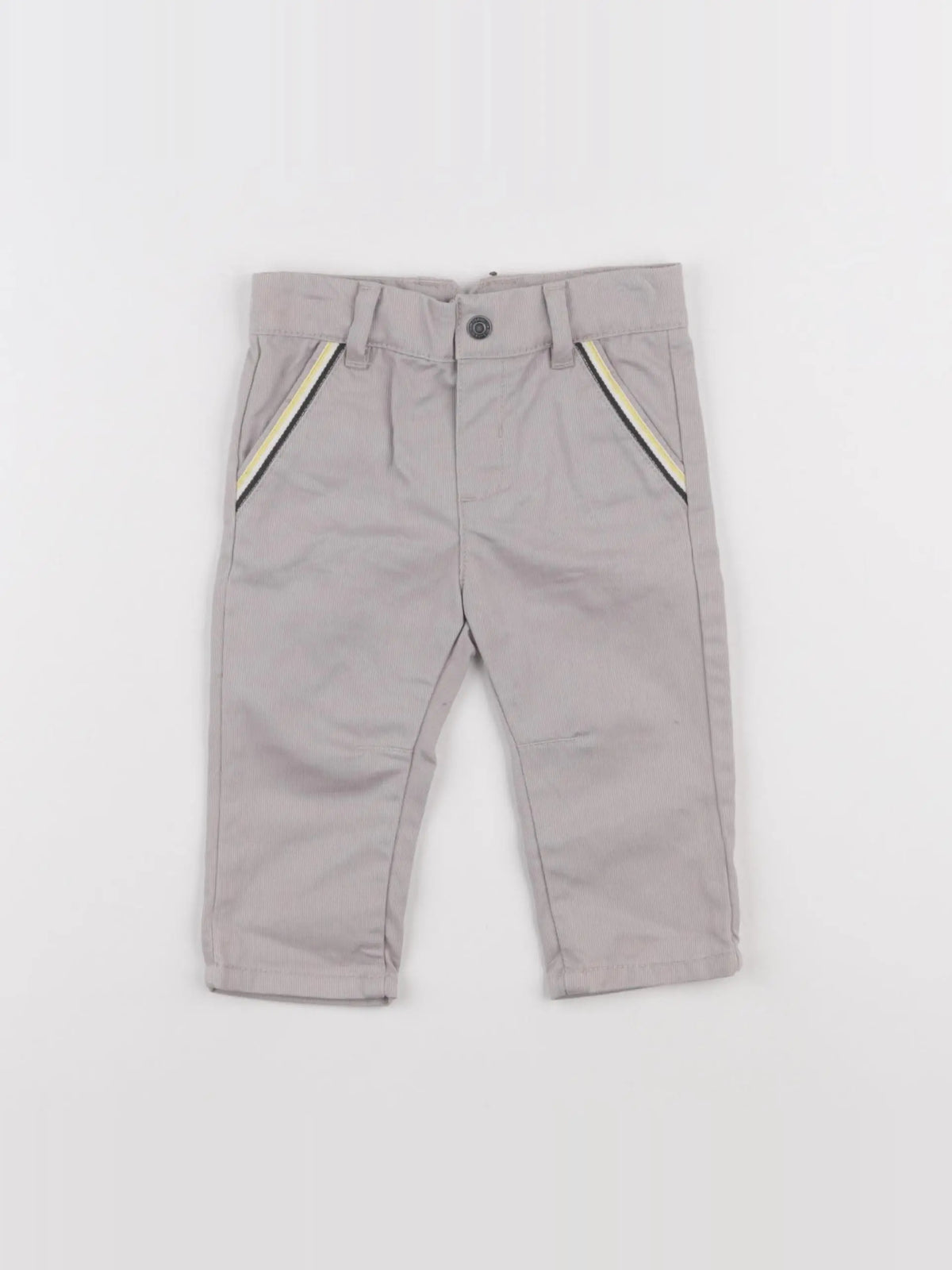 Obaïbi - pantalon gris - 6 mois