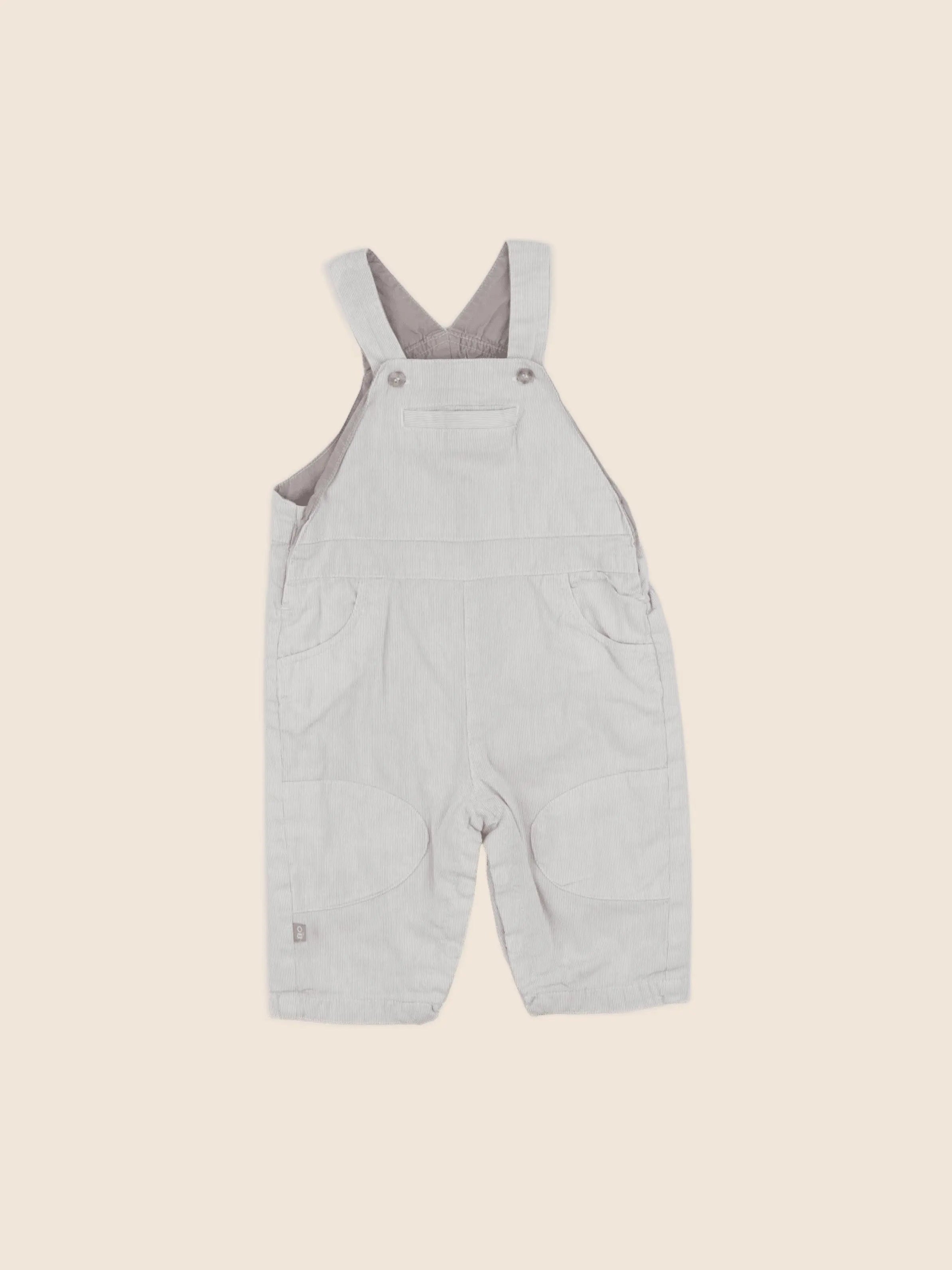 Obaïbi - salopette gris - 6 mois