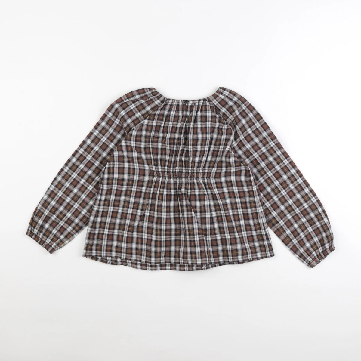 Bonpoint - blouse marron, noir - 8 ans