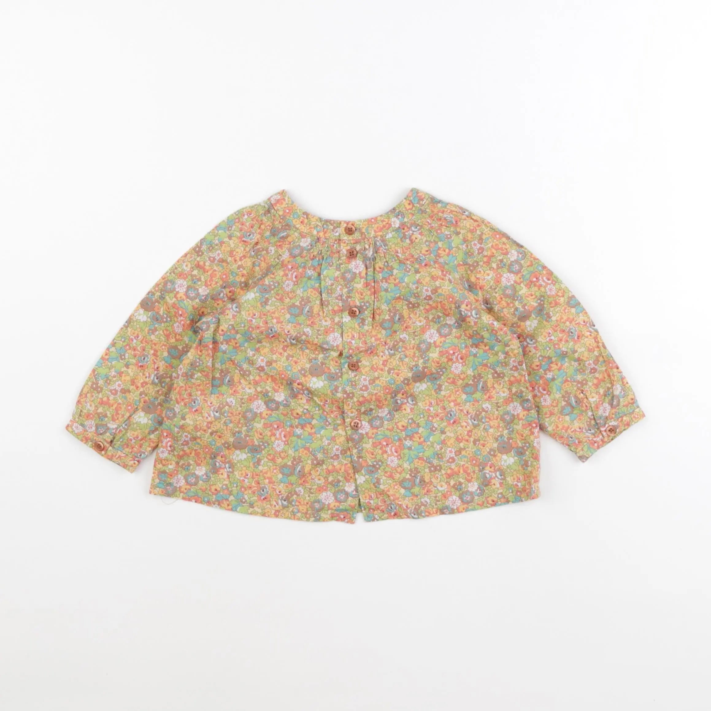 Bonpoint - blouse multicolore - 12 mois