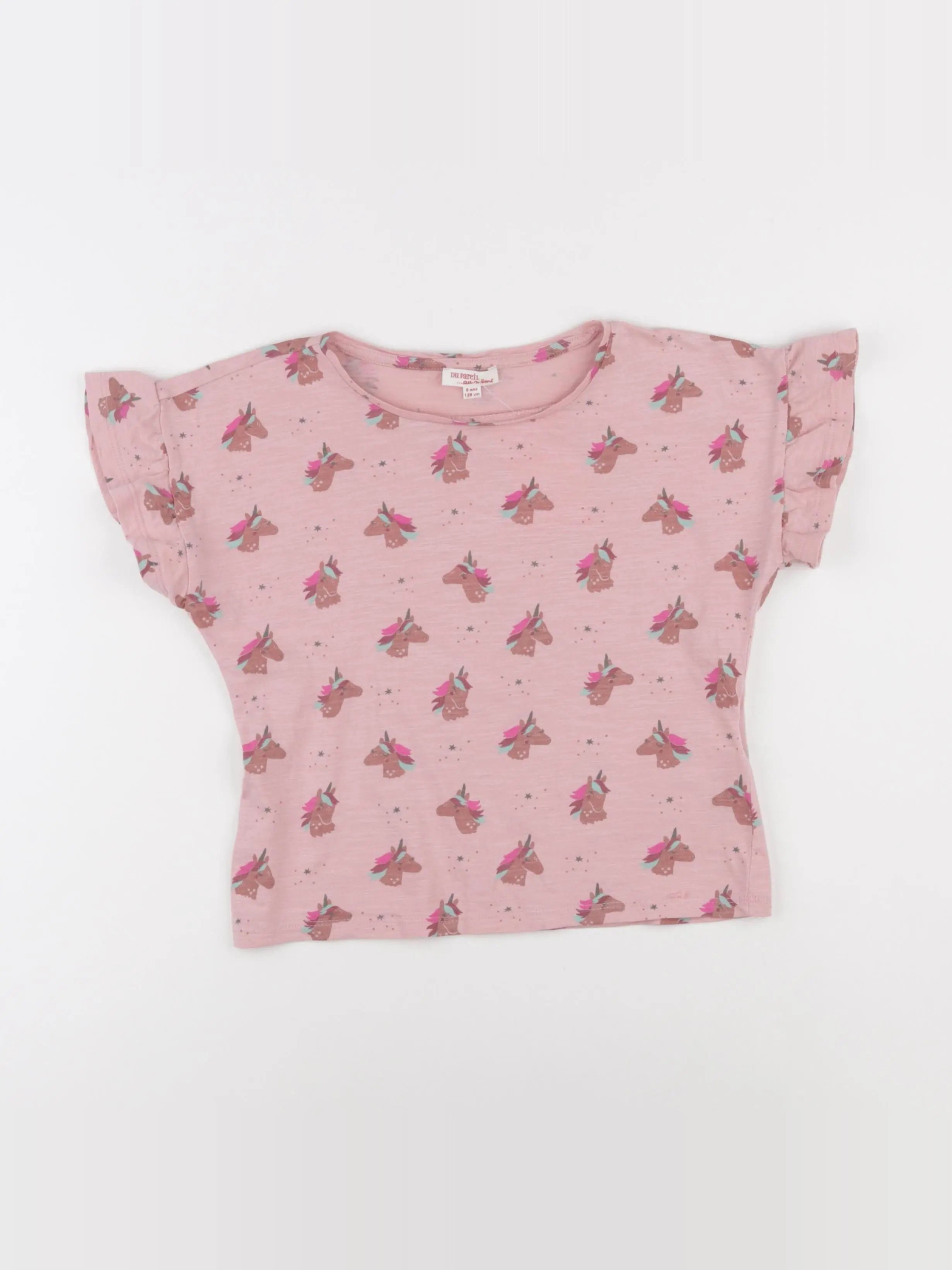 DPAM - tee-shirt rose - 8 ans