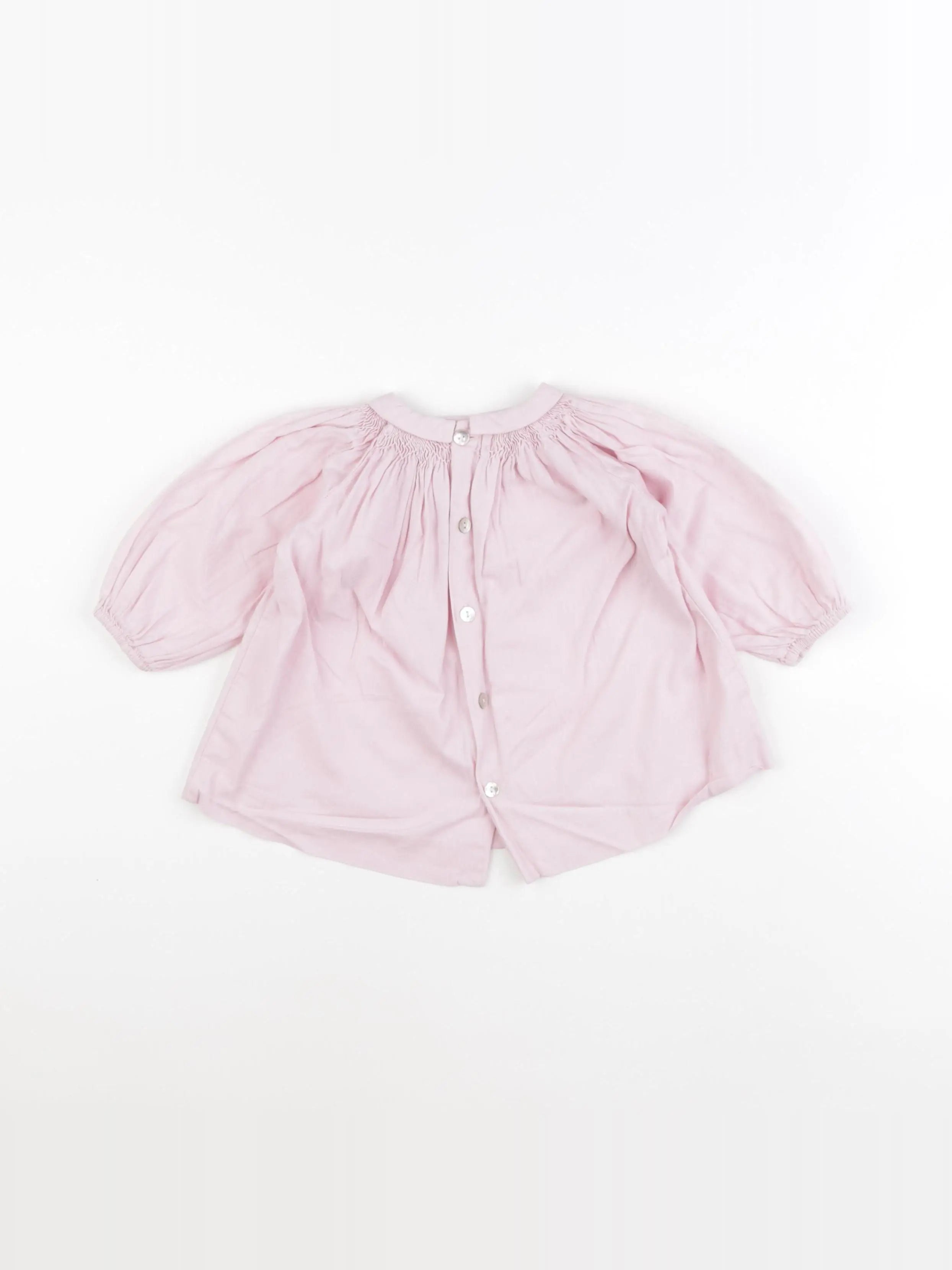Marie Puce - robe rose - 6 mois