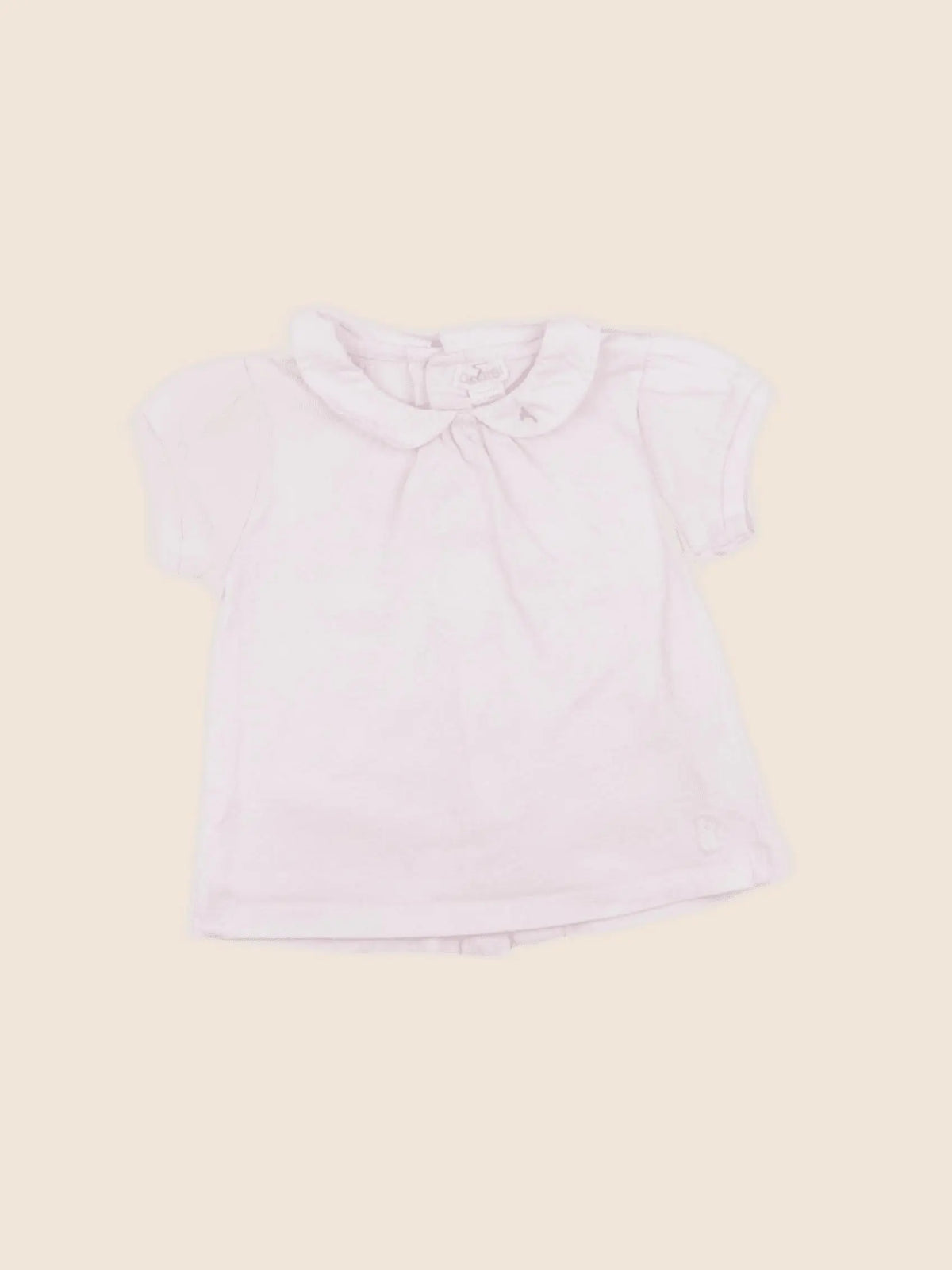 Obaïbi - tee-shirt rose - 6 mois
