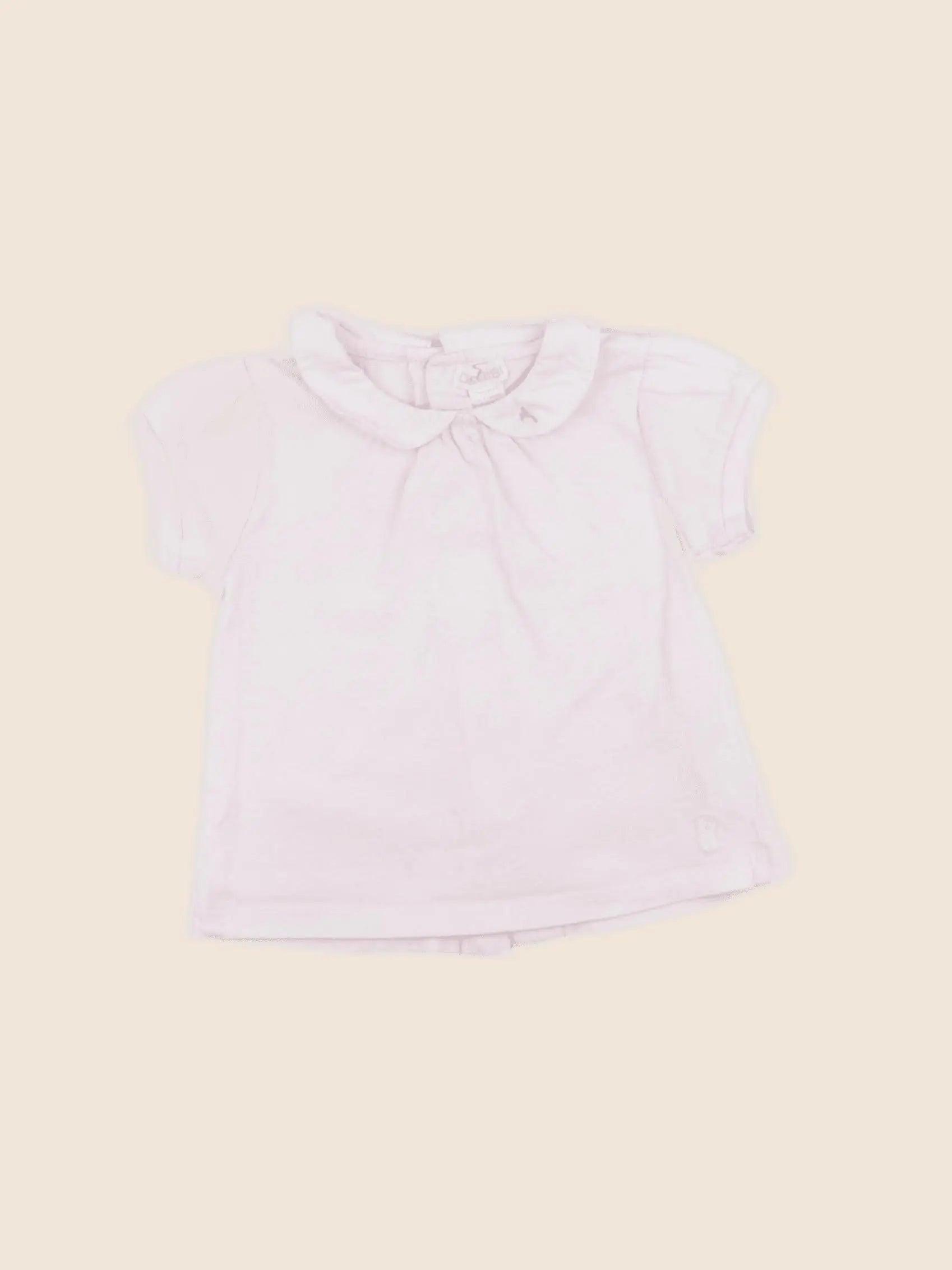 Obaïbi - tee-shirt rose - 6 mois