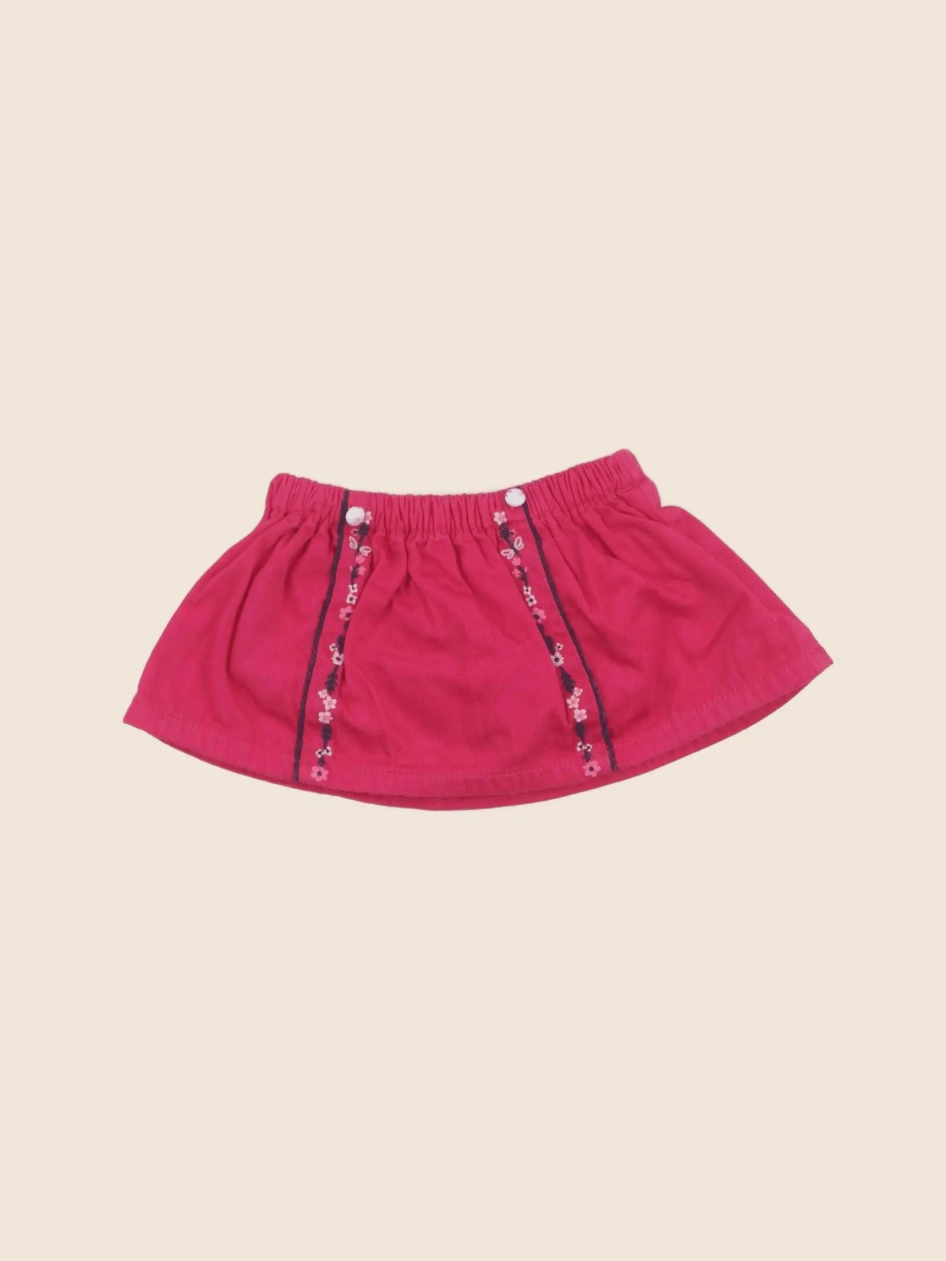 Sergent Major - jupe rose - 9 mois