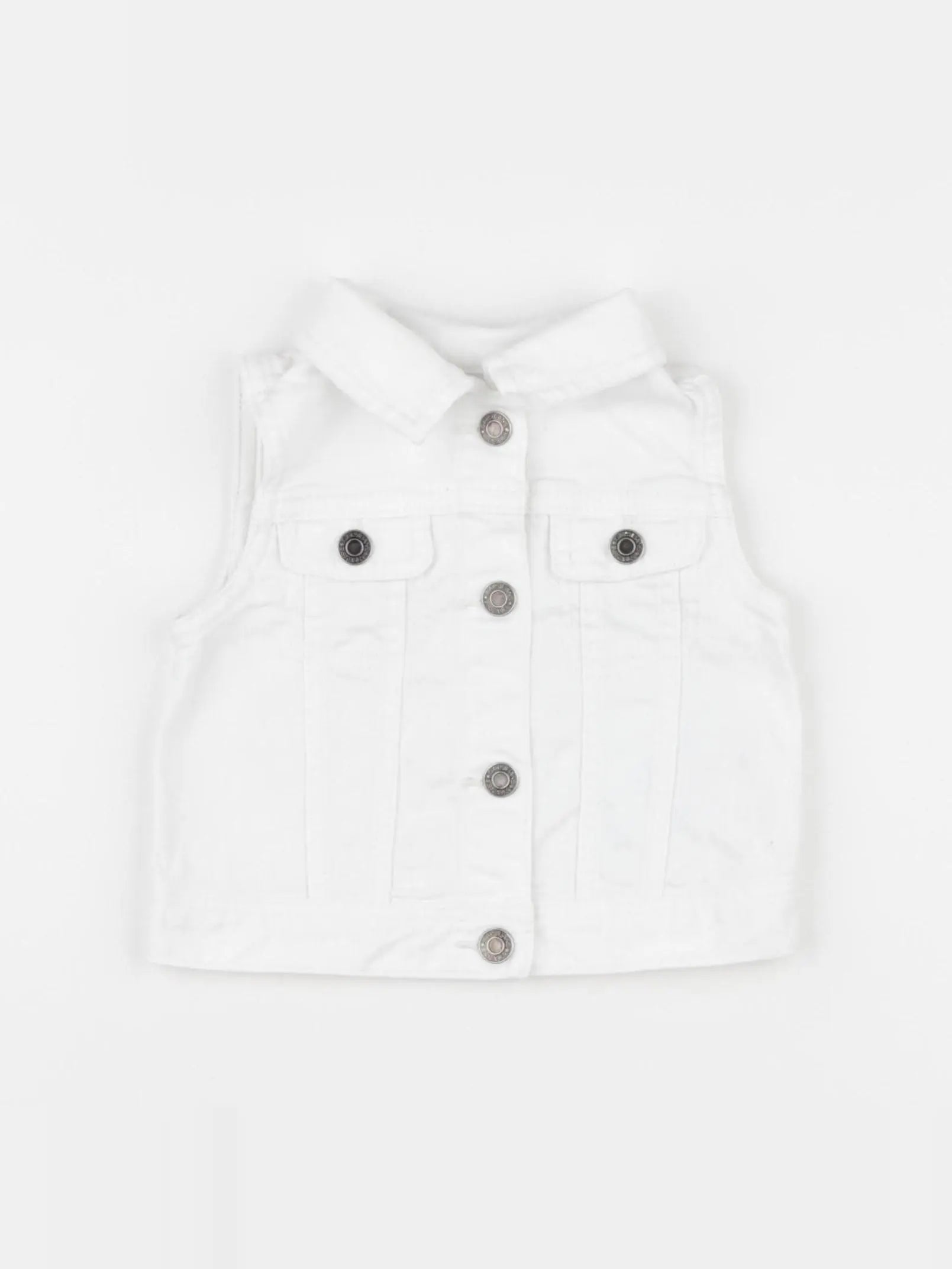 GAP - gilet blanc - 12/18 mois